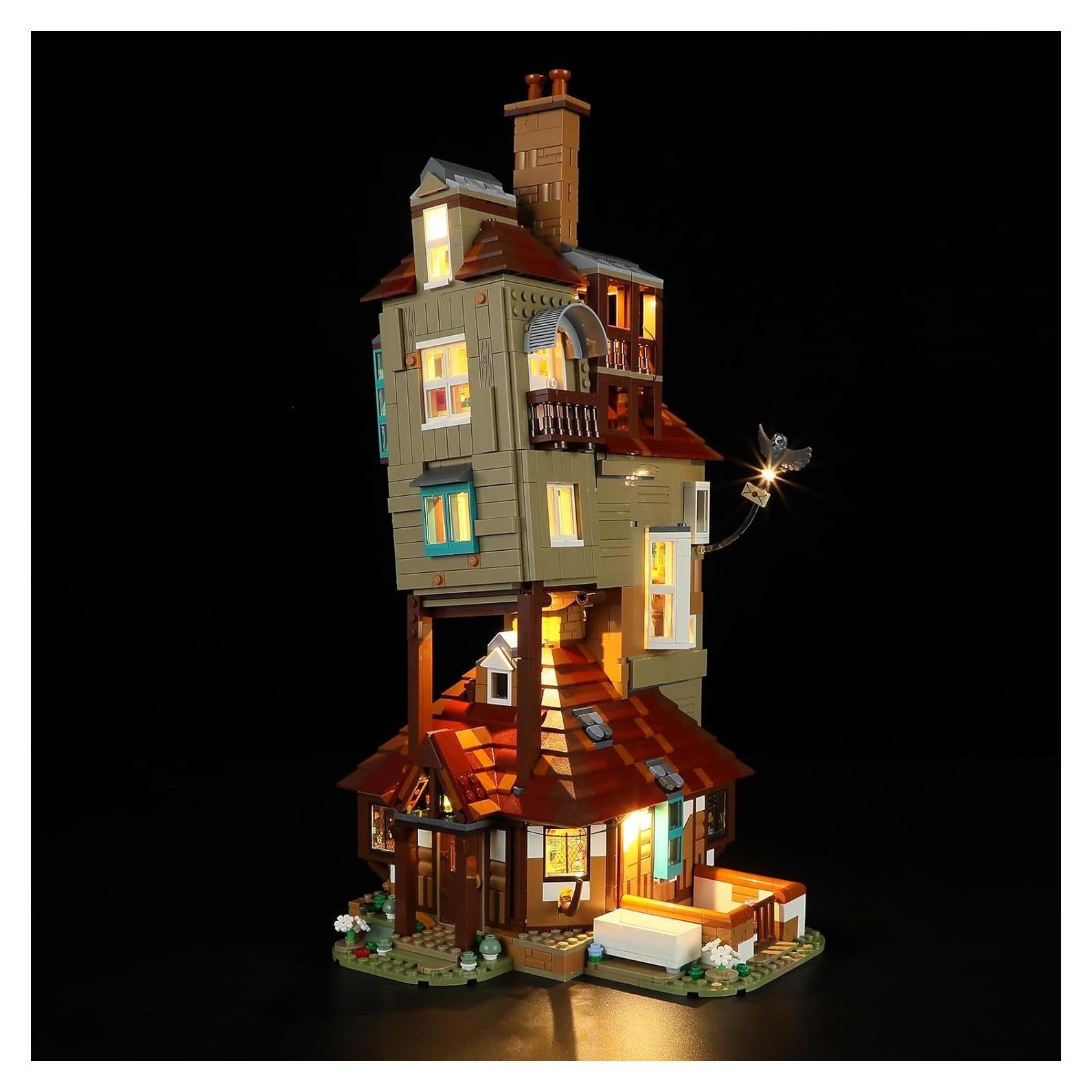 Kit de Luz LED YEABRICKS para LEGO 76437 Harry Potter La Madriguera