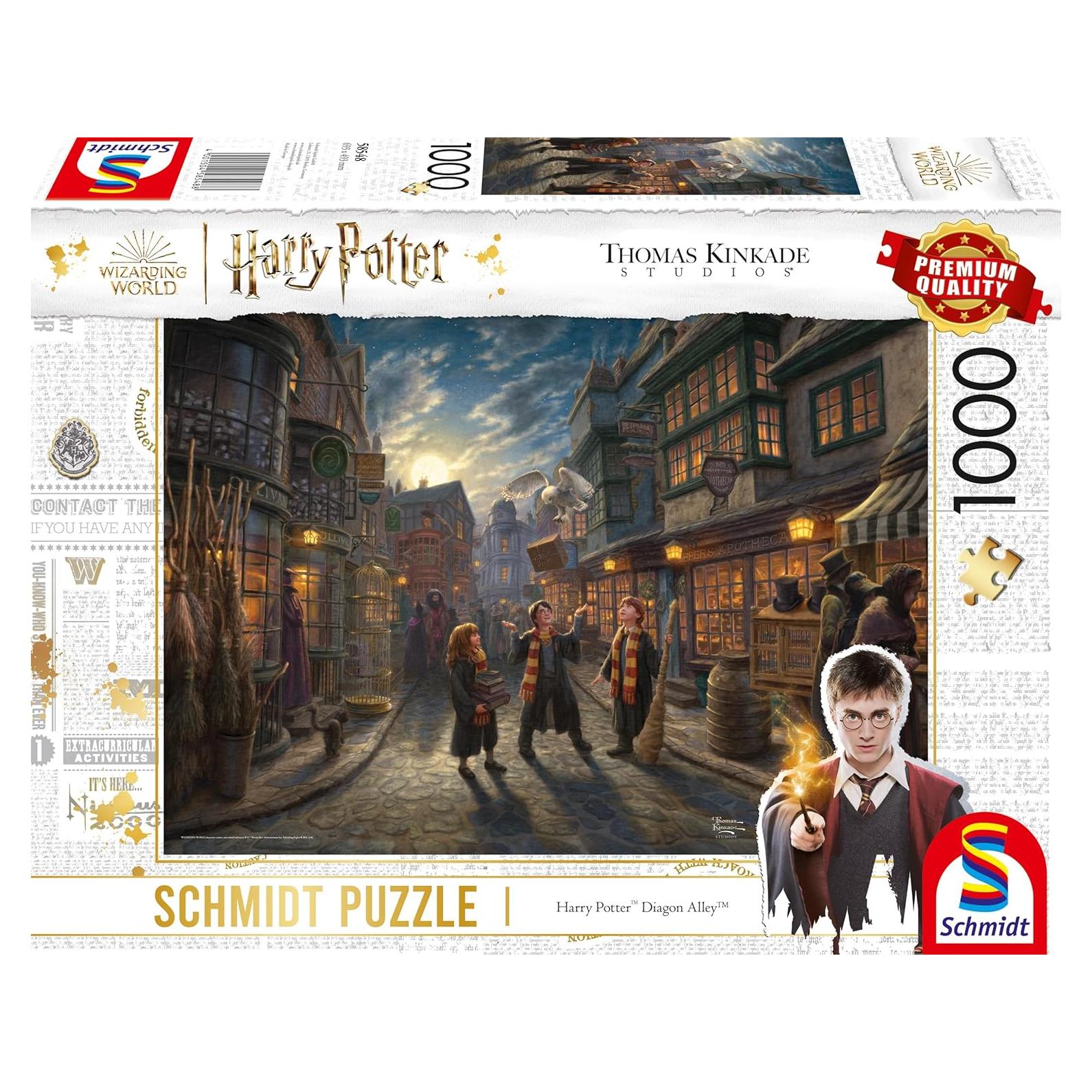 Rompecabezas 1000 Piezas Schmidt Harry Potter Callejón Diagon