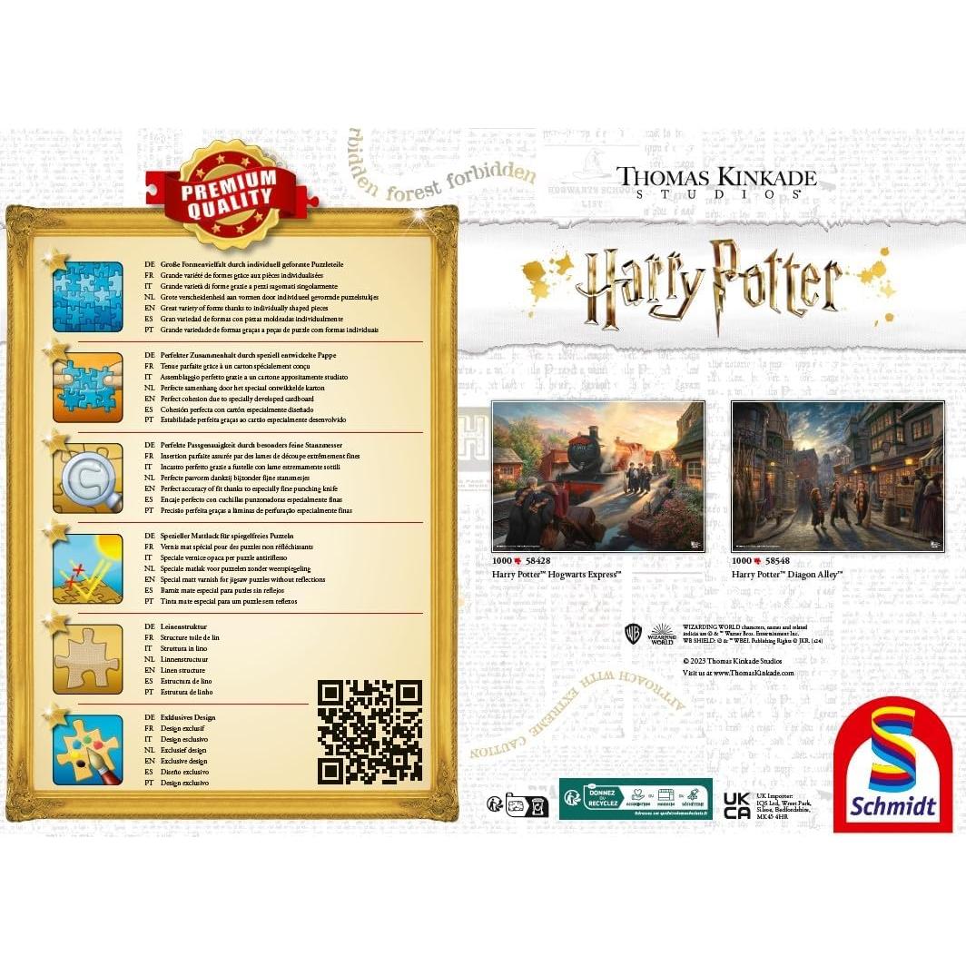 Rompecabezas 1000 Piezas Schmidt Harry Potter Callejón Diagon