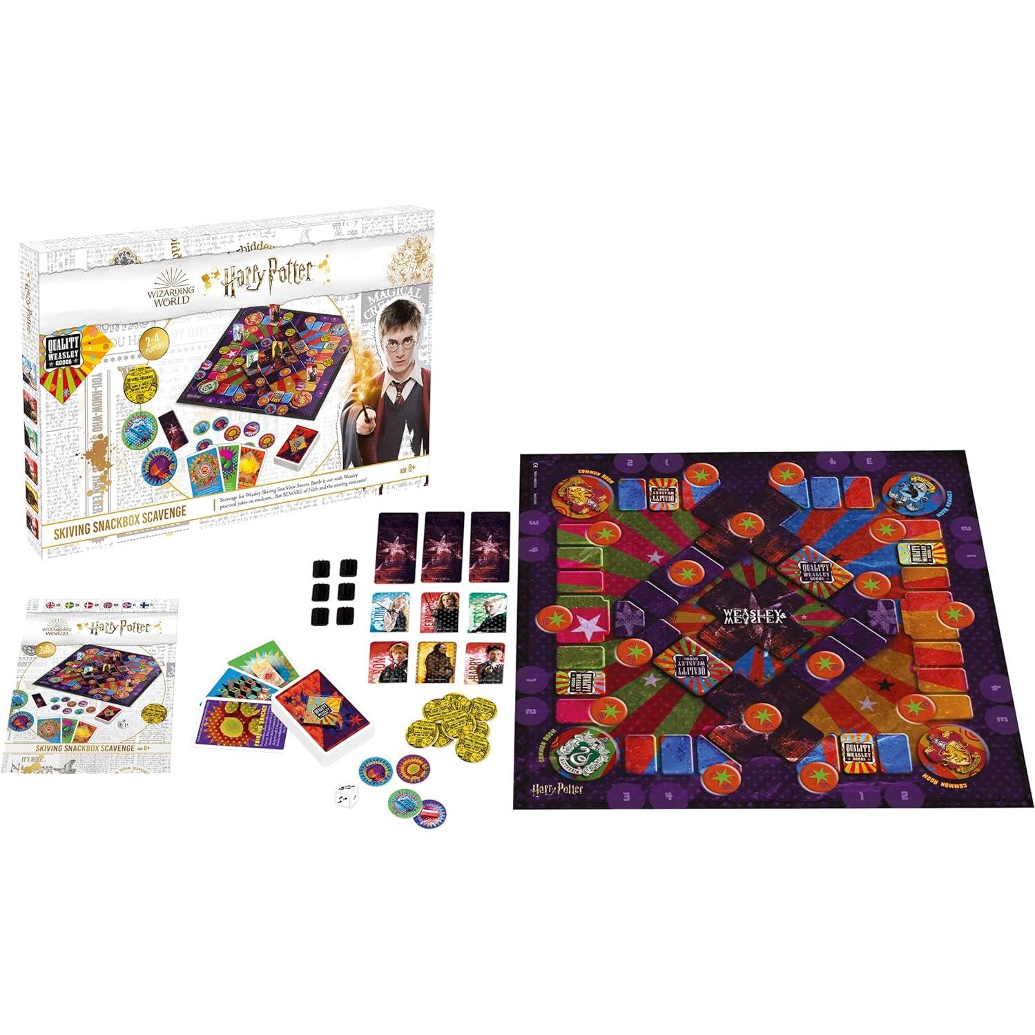 Juego de Mesa Harry Potter Skiving Snackbox Cartamundi para 2-4 Jugadores