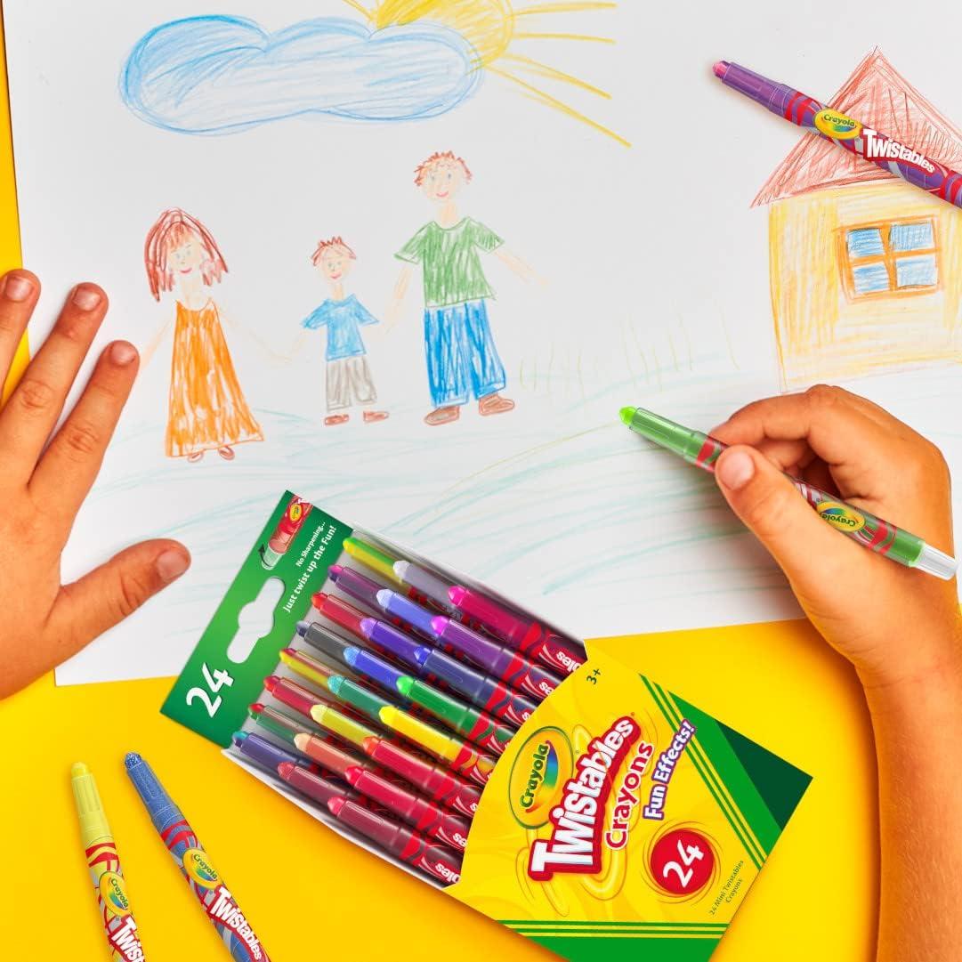 Crayola Crayones Twistables 24ct Multicolor para Niños