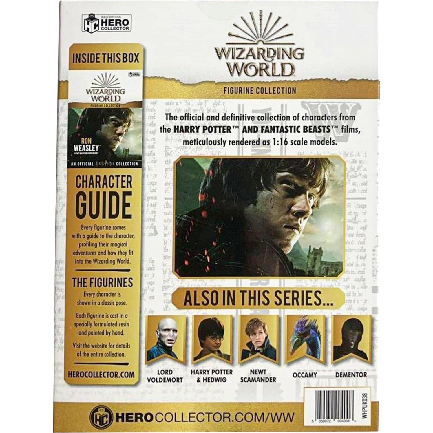 Figura Eaglemoss Harry Potter Ron Weasley 1:16 Coleccionable