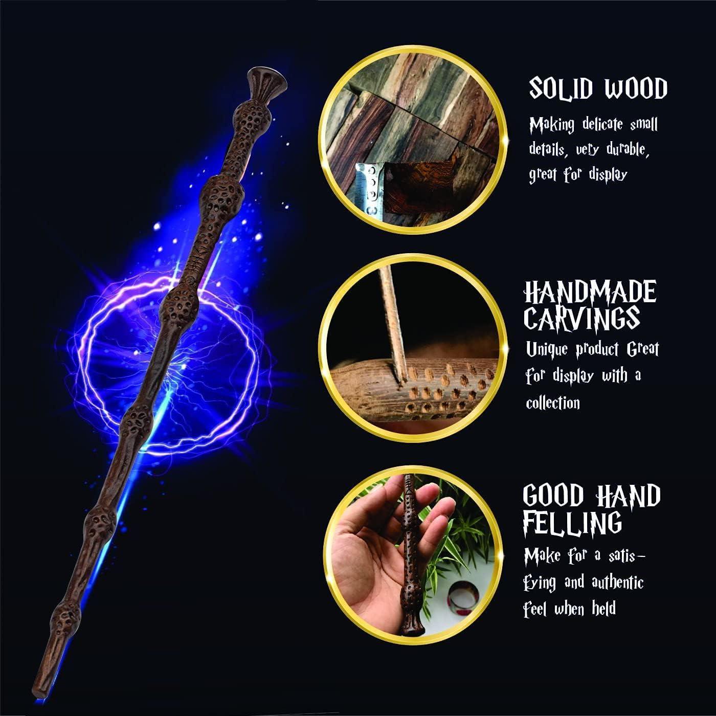 Varita Mágica de Madera Handicraftviet 38 cm Hecha a Mano