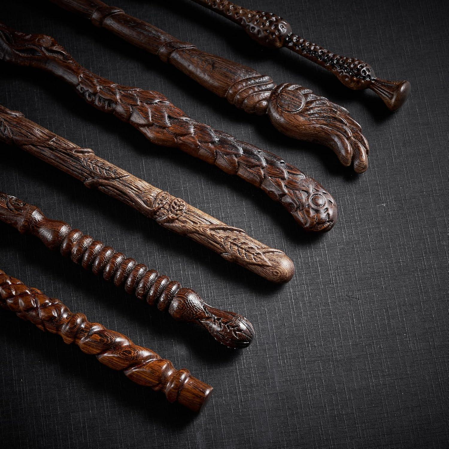 Varita Mágica de Madera Handicraftviet 38 cm Hecha a Mano