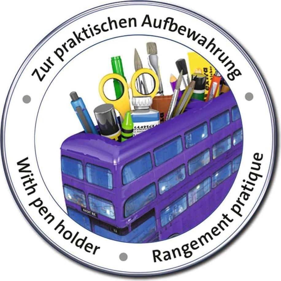 Rompecabezas 3D Autobús Noctámbulo Ravensburger - 216 Piezas