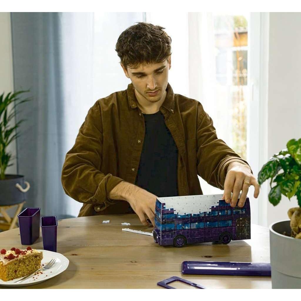 Rompecabezas 3D Autobús Noctámbulo Ravensburger - 216 Piezas