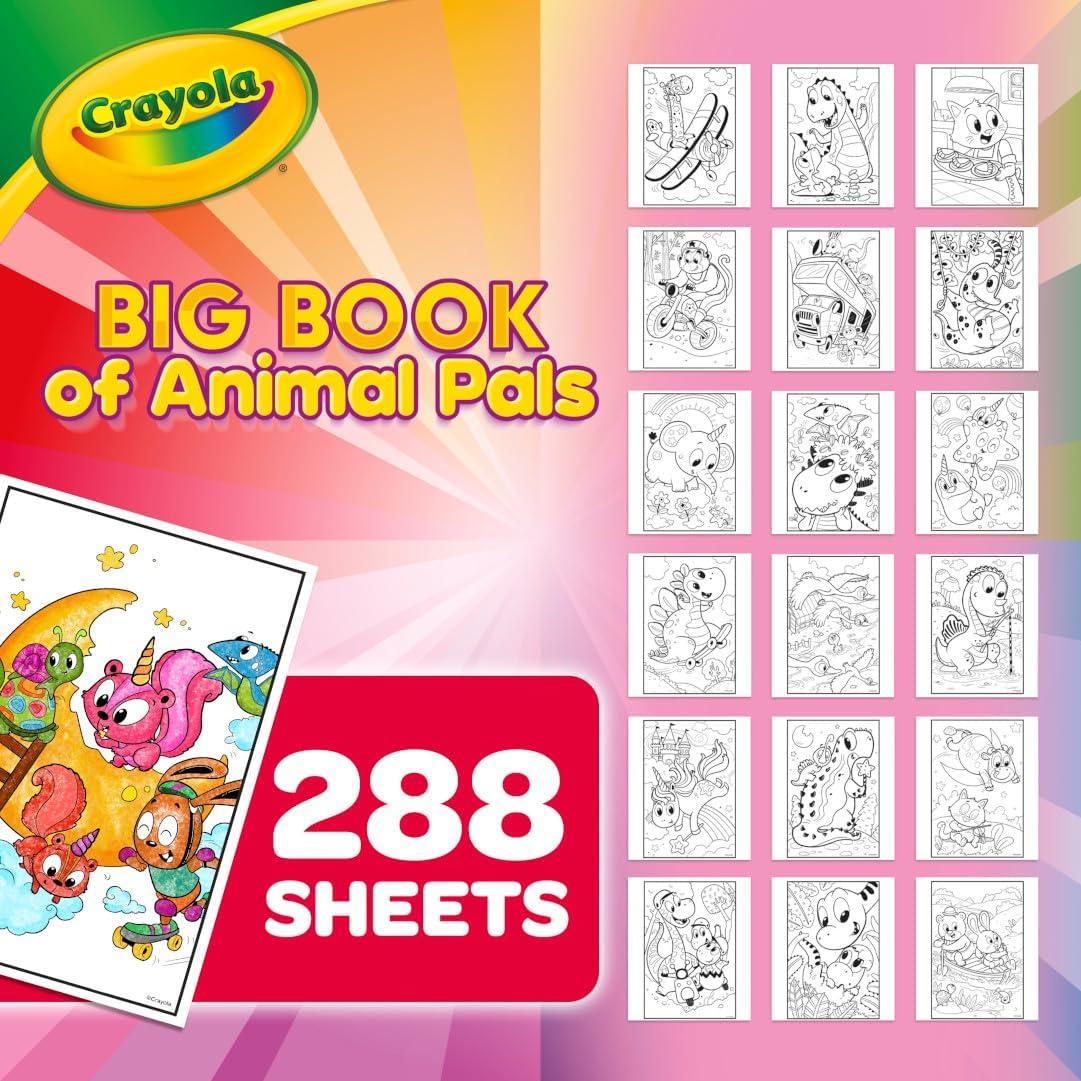 Libro para Colorear Crayola Amigos Animales 288 Páginas