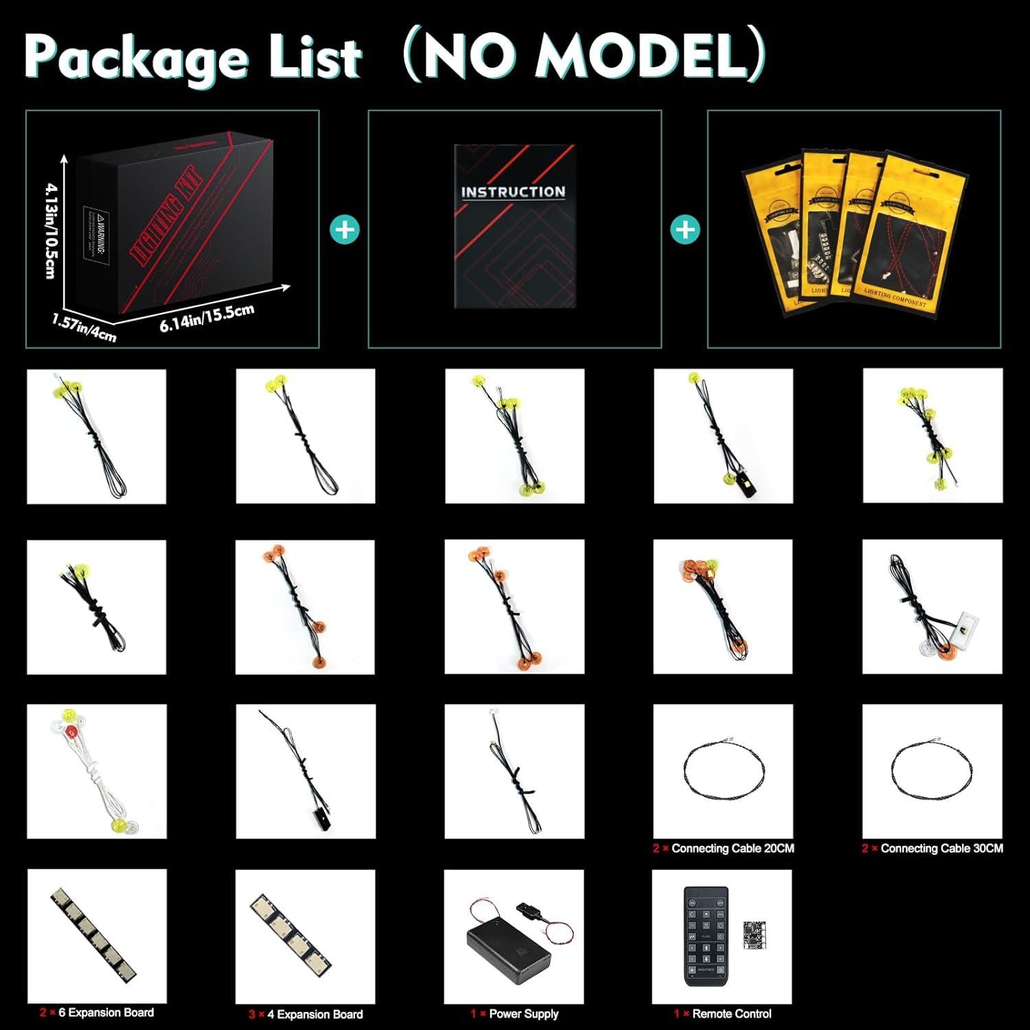 Light kit Compatible with Lego Diagon Alley Wizarding Shops 76444 - No Model Only Light, LED Lighting Accessories Compatible with Lego Mini Diagon Alley (RC Version)