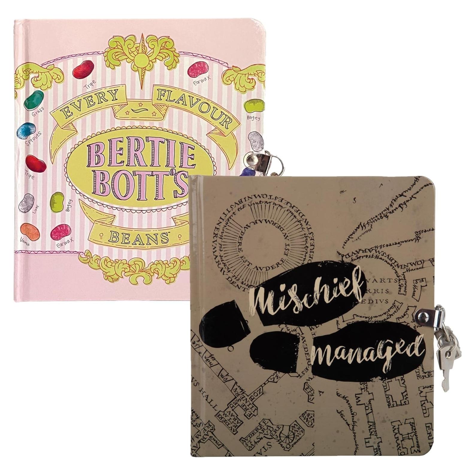 Diario con Cerradura Harry Potter - Paquete de 2 - 216 Páginas