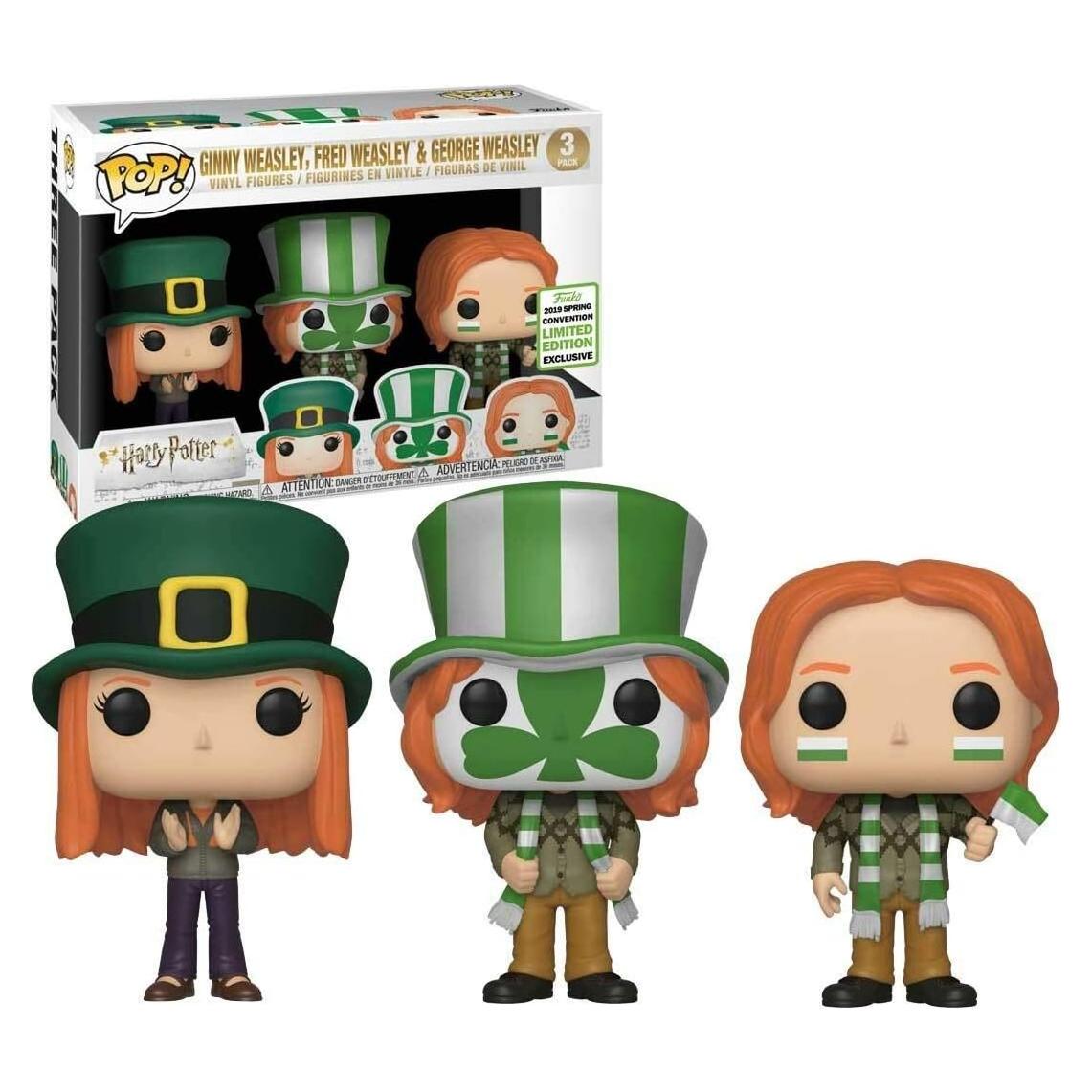 Figuras Funko Pop Harry Potter Ginny, Fred y George Weasley