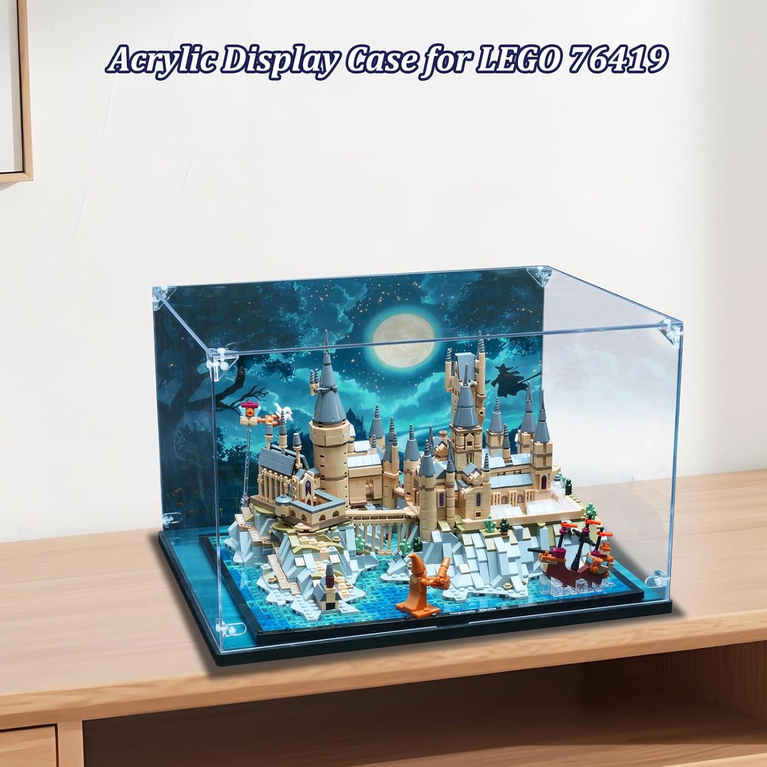 Vitrina Acrílica para Lego 76419 Castillo Mágico - Montaje Fácil