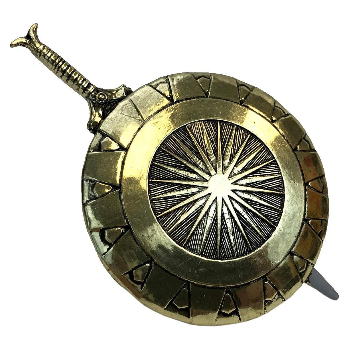 Miniatura Die Cast KUZOS Wonder Woman Espada y Escudo