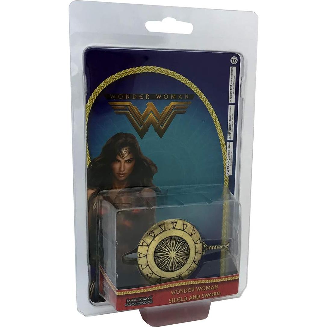 Miniatura Die Cast KUZOS Wonder Woman Espada y Escudo
