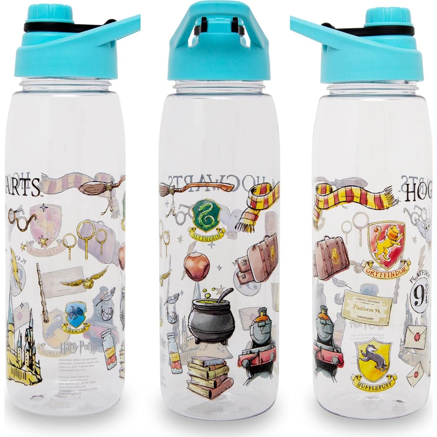 Botella de Agua de Plástico Silver Buffalo Harry Potter 0.83L