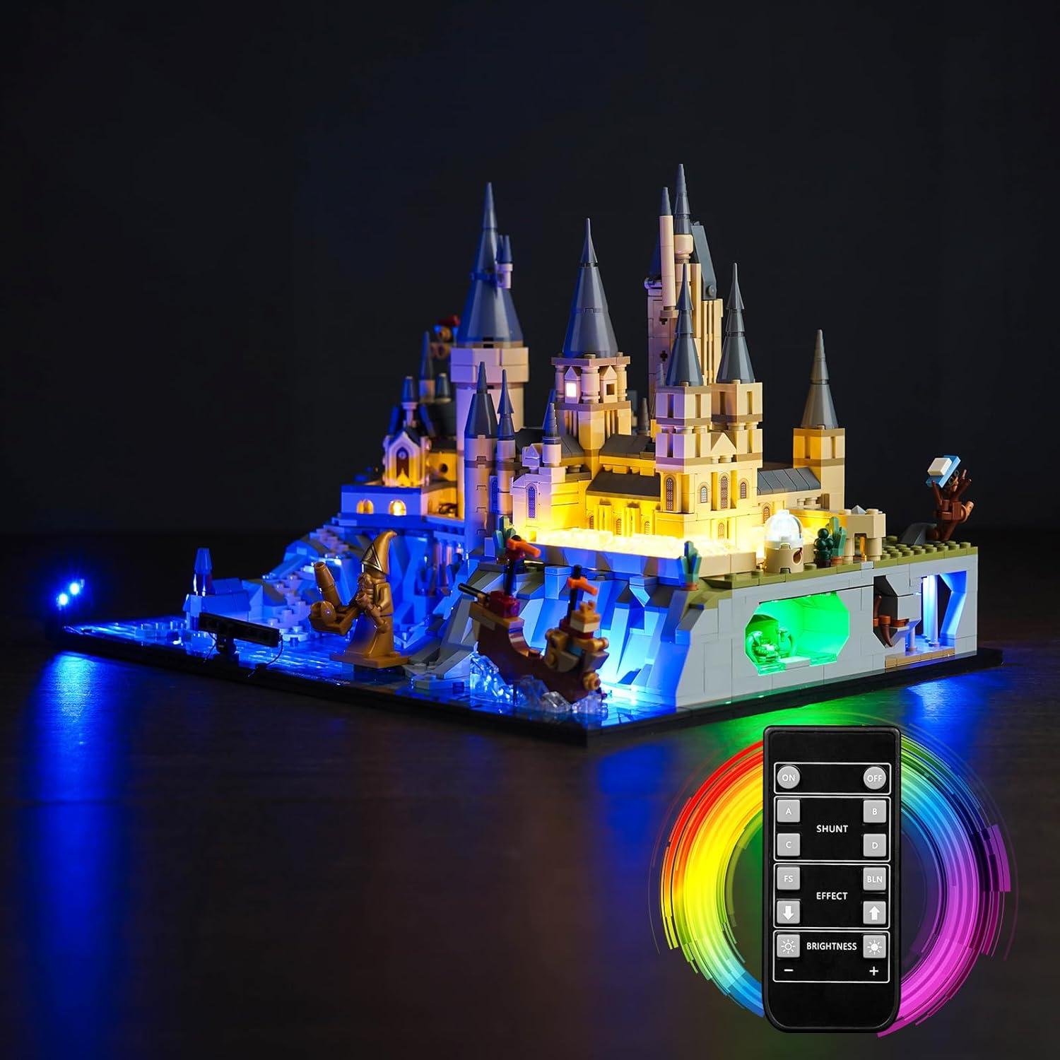 Kit de Luz LED VONADO para LEGO Hogwarts 76419, Azul
