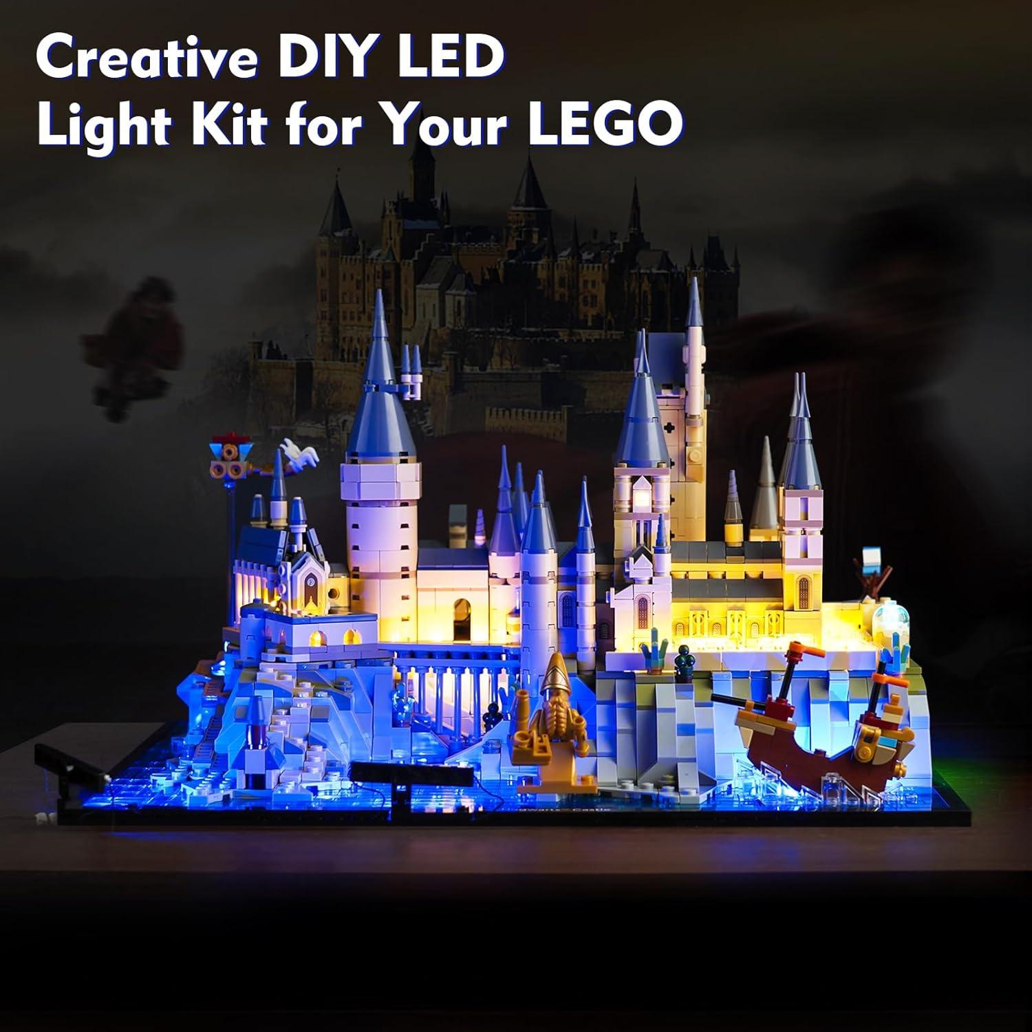 Kit de Luz LED VONADO para LEGO Hogwarts 76419, Azul