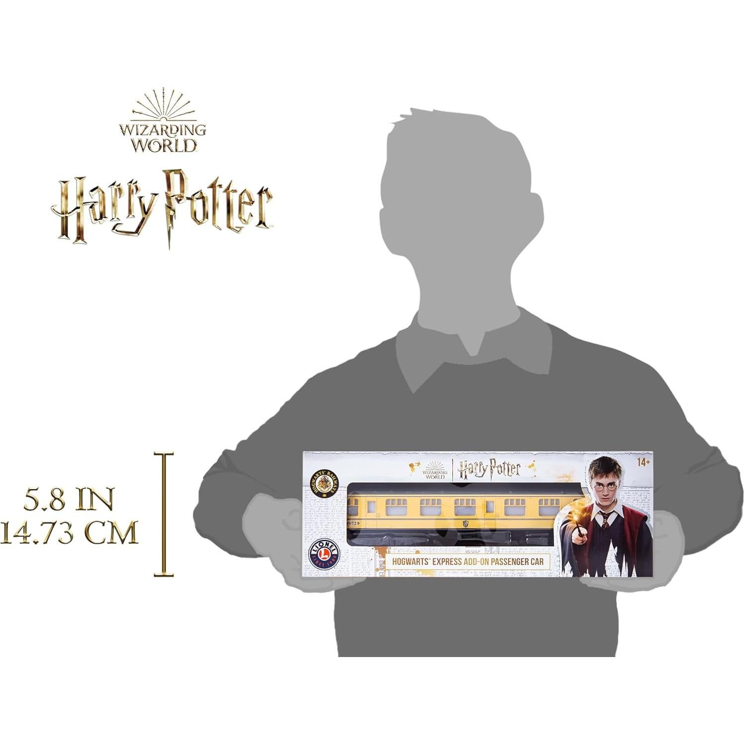 Vagón de tren modelo Hufflepuff Lionel 15x2.55 cm