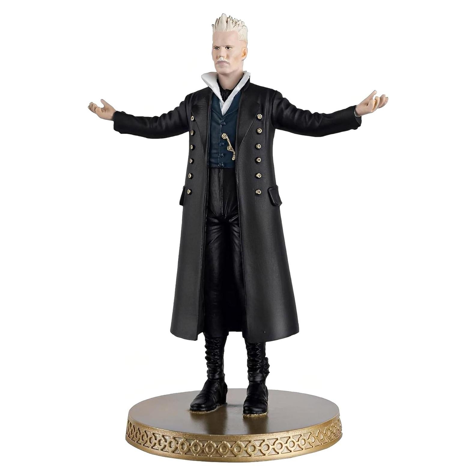 Figura Gellert Grindelwald Eaglemoss 12x5x12cm Coleccionable