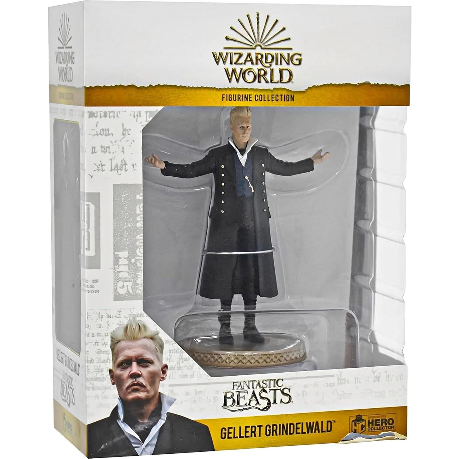 Figura Gellert Grindelwald Eaglemoss 12x5x12cm Coleccionable