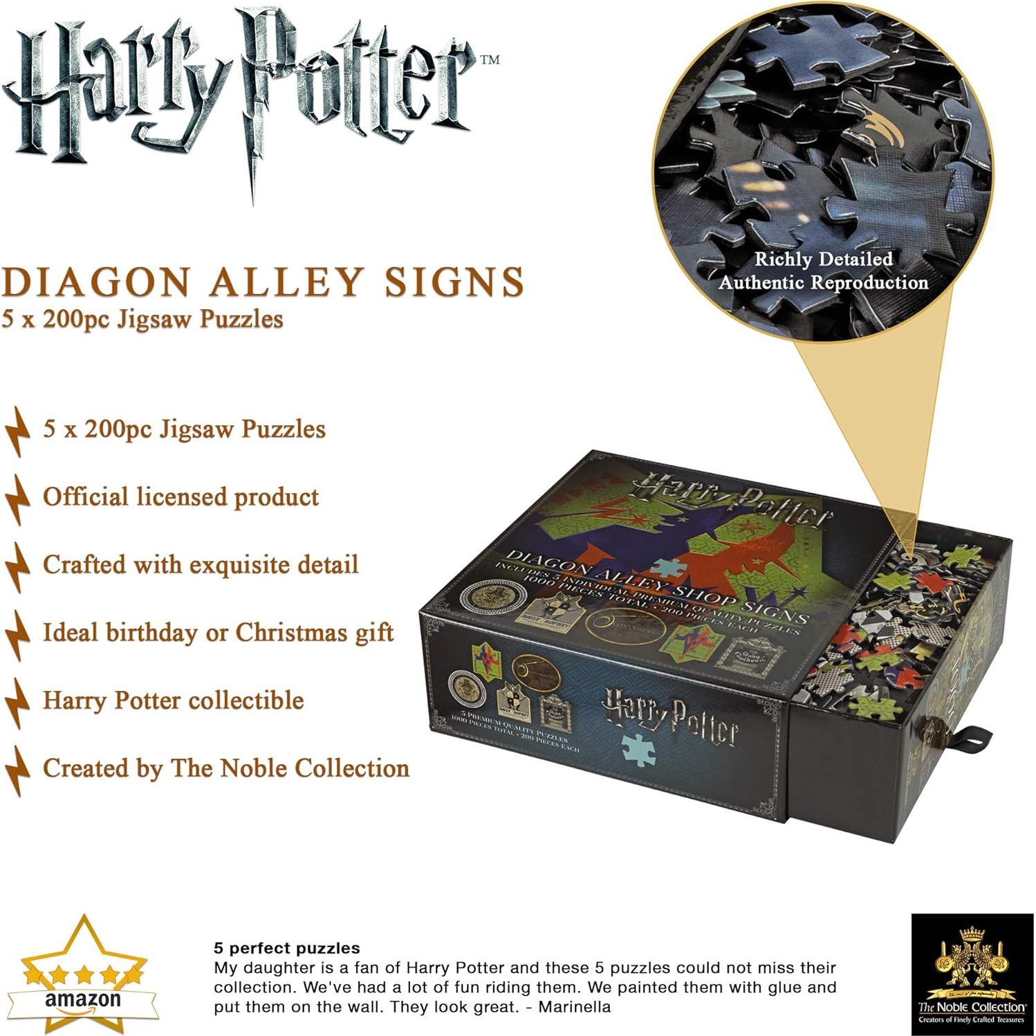 Rompecabezas 5 en 1 El Coleccionista Noble Diagon Alley 200 Piezas