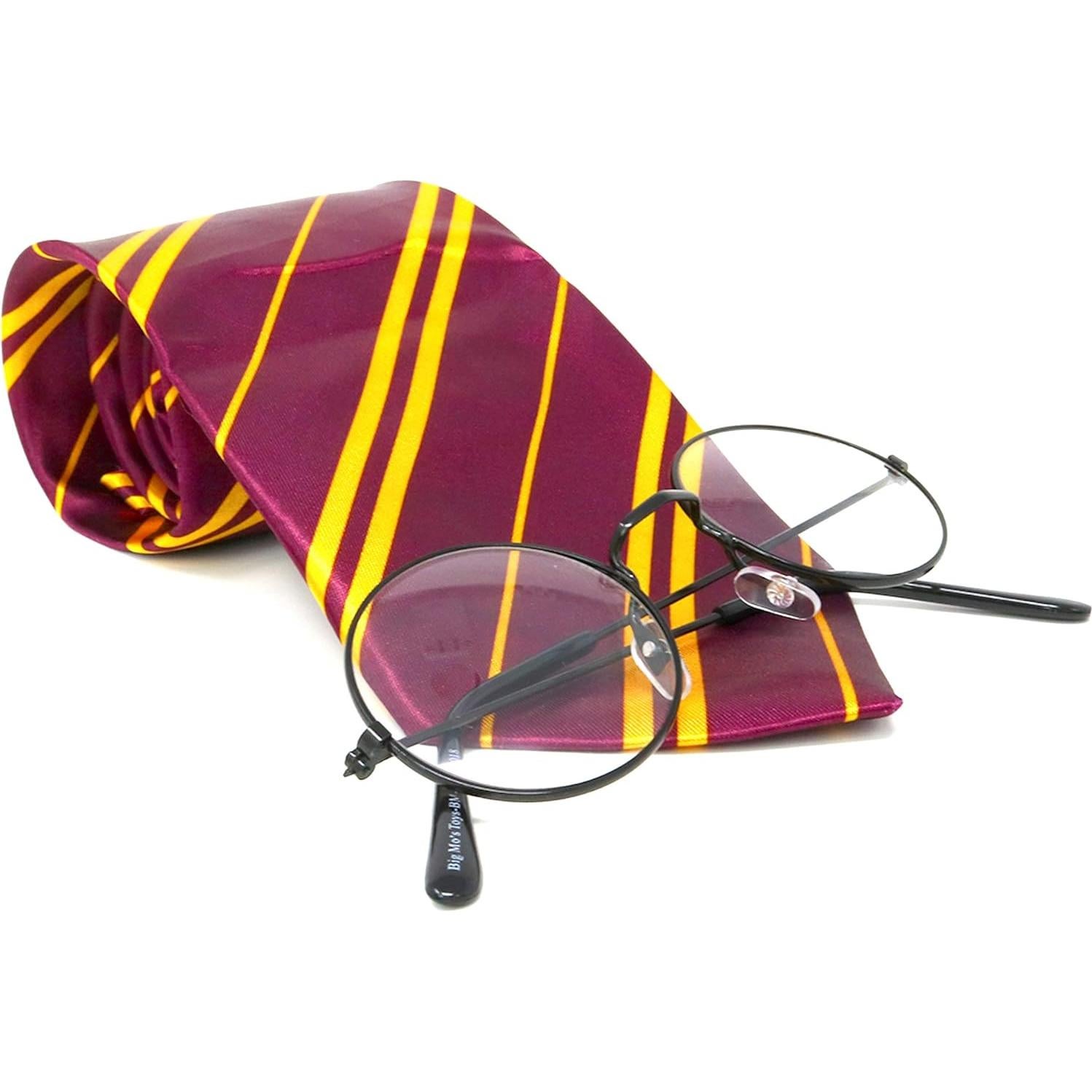 Conjunto de Disfraz Mago Skeleteen: Corbata y Gafas