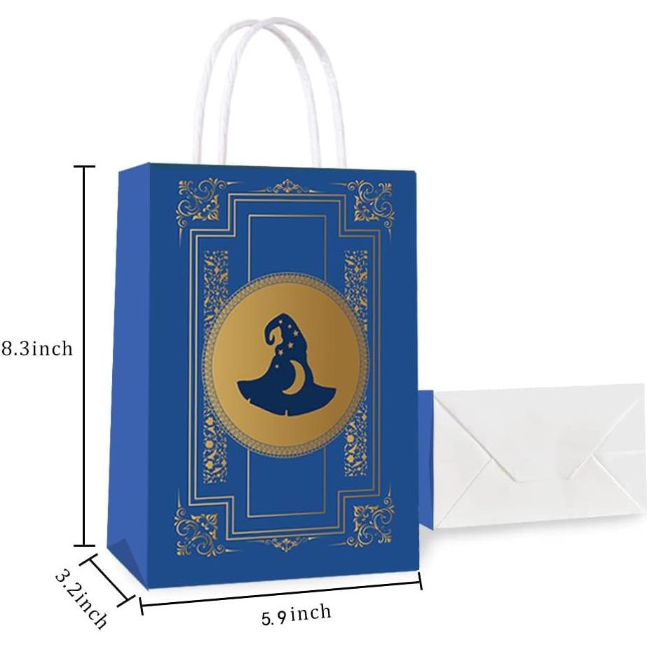 16 Bolsas de Regalo Mago Mágico Daapiishuu 21x15x8 cm