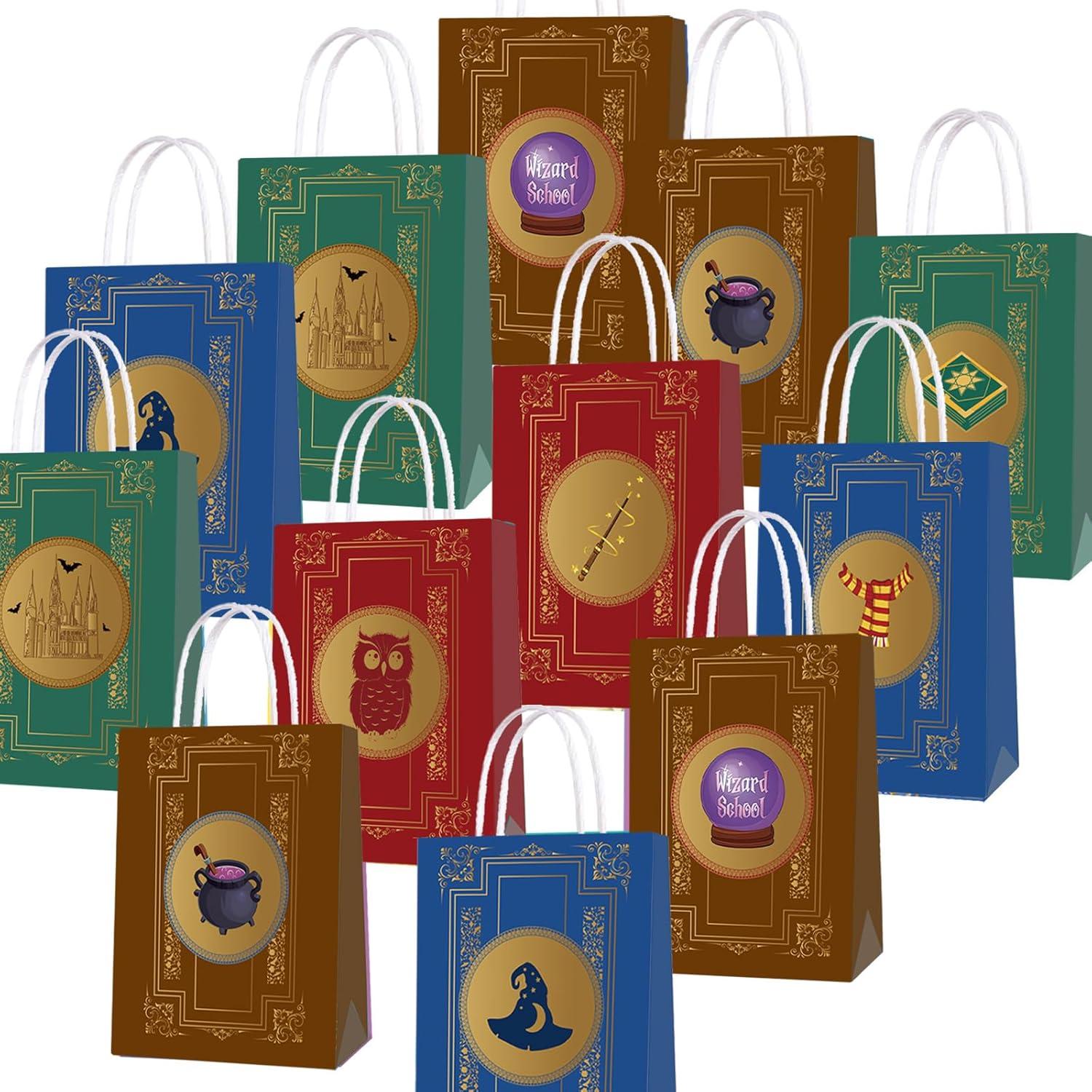 16 Bolsas de Regalo Mago Mágico Daapiishuu 21x15x8 cm