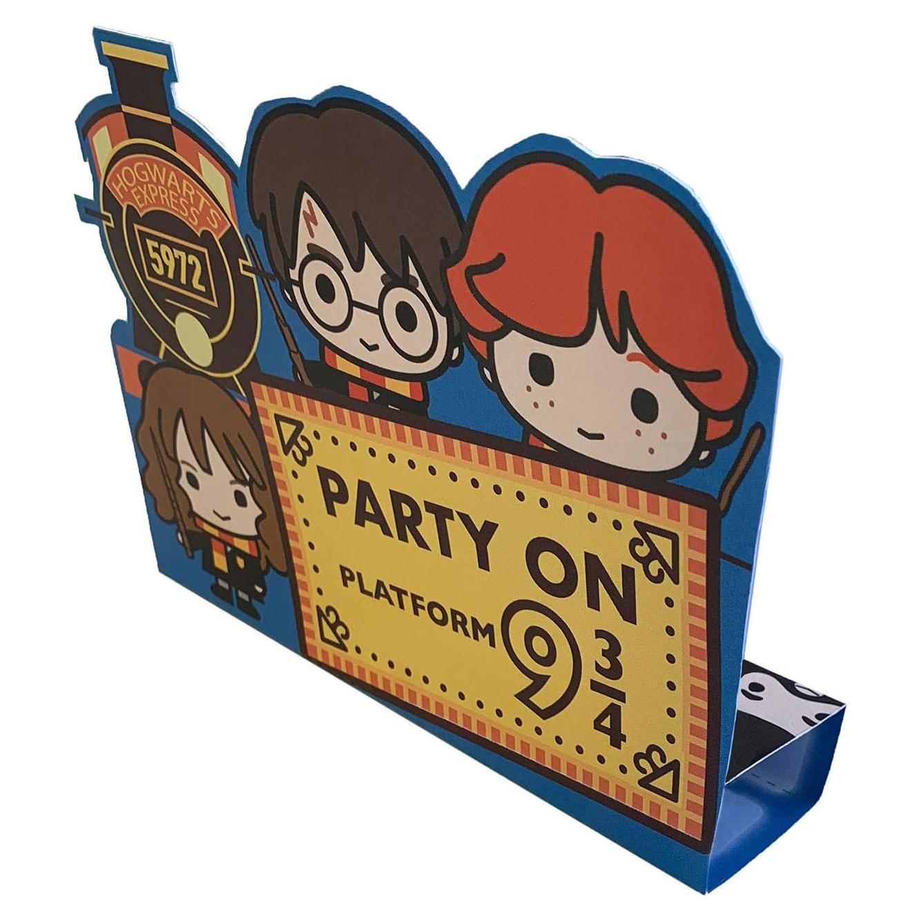 Invitaciones de Cumpleaños Harry Potter Amscan - Paquete de 8