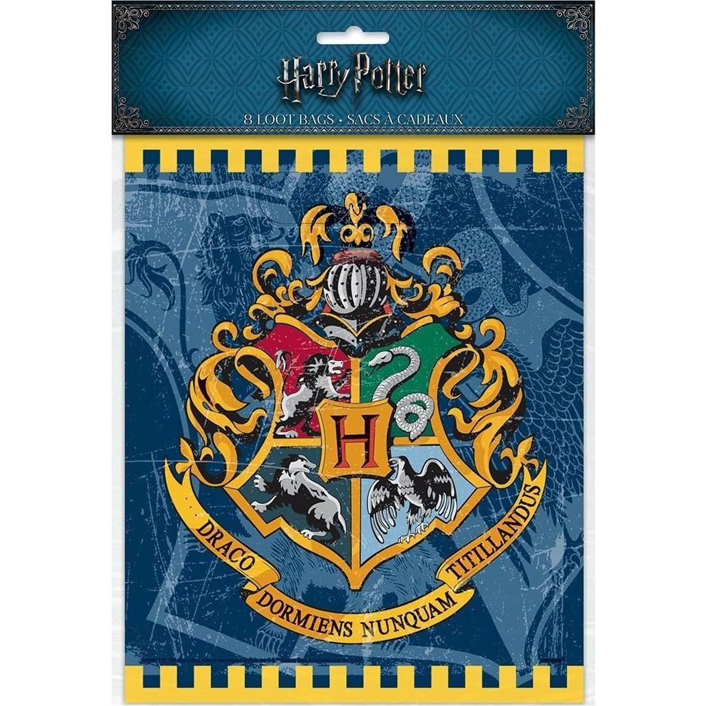 Bolsas de Regalo Harry Potter 8 Unidades con Escudo Hogwarts