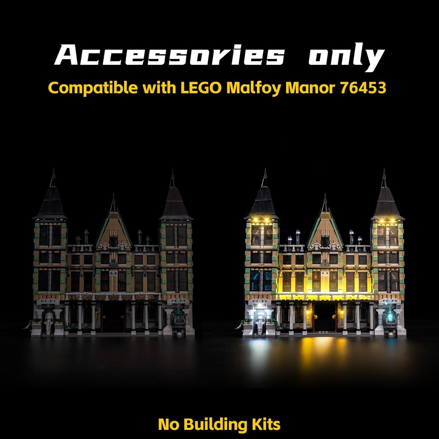 Kit de Iluminación LED BrickBling para Lego Malfoy Manor