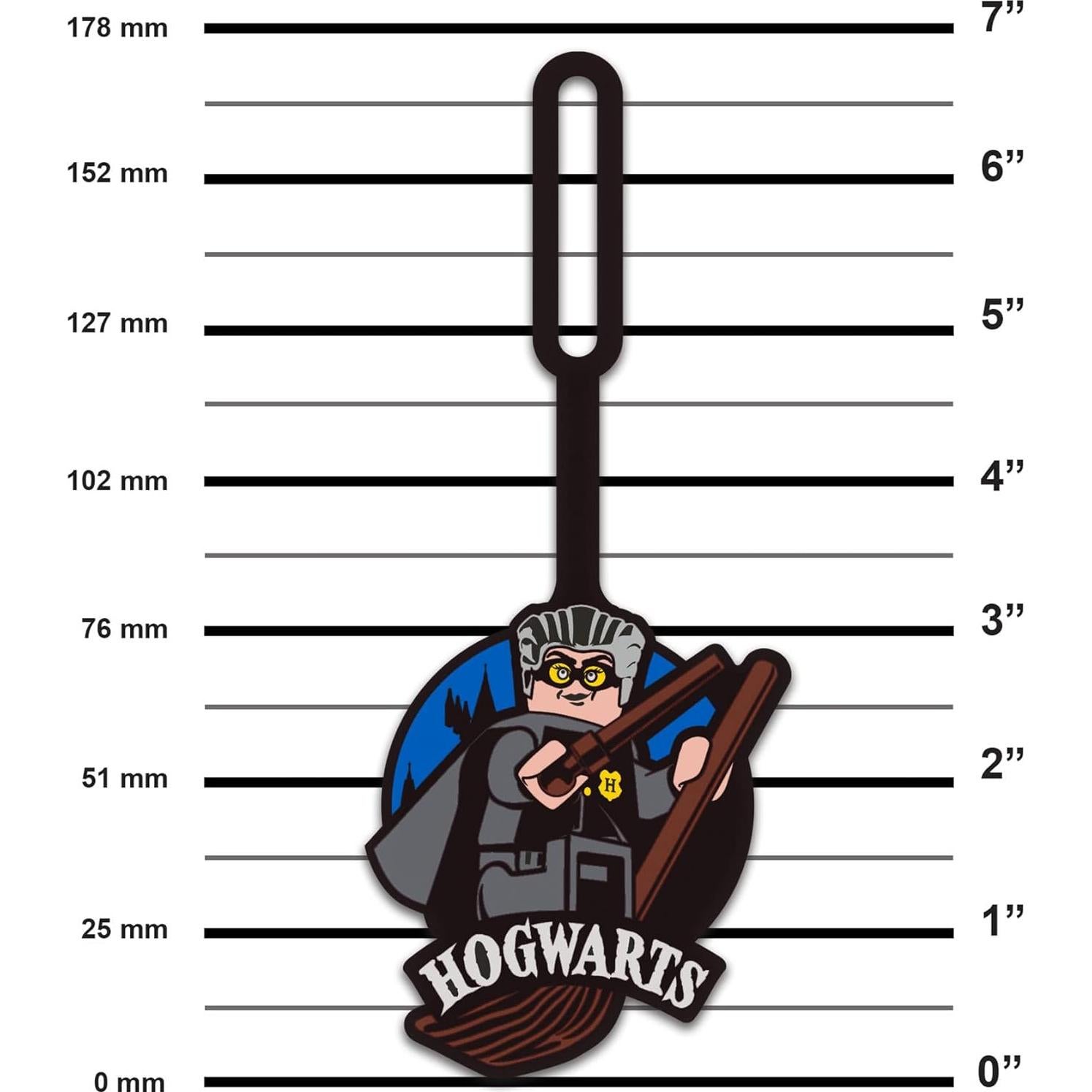 Etiqueta de Equipaje de Silicona LEGO Harry Potter Madam Hooch