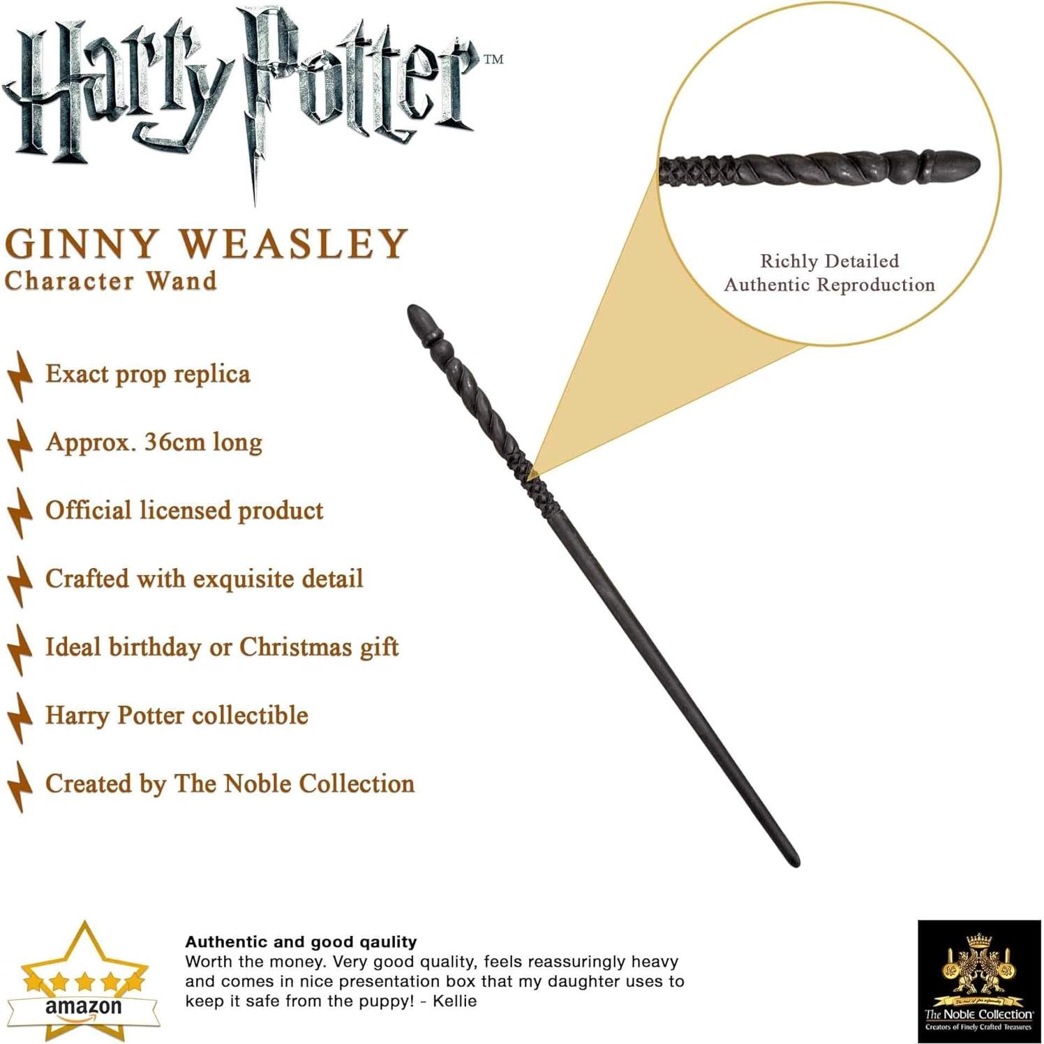 Varita Coleccionable Ginny Weasley La Noble Collection