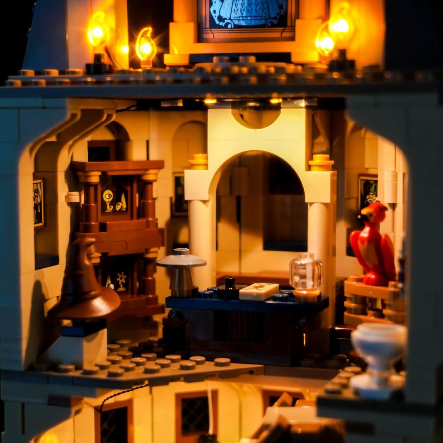 Kit de Iluminación LED Brickshining para LEGO Castillo Hogwarts