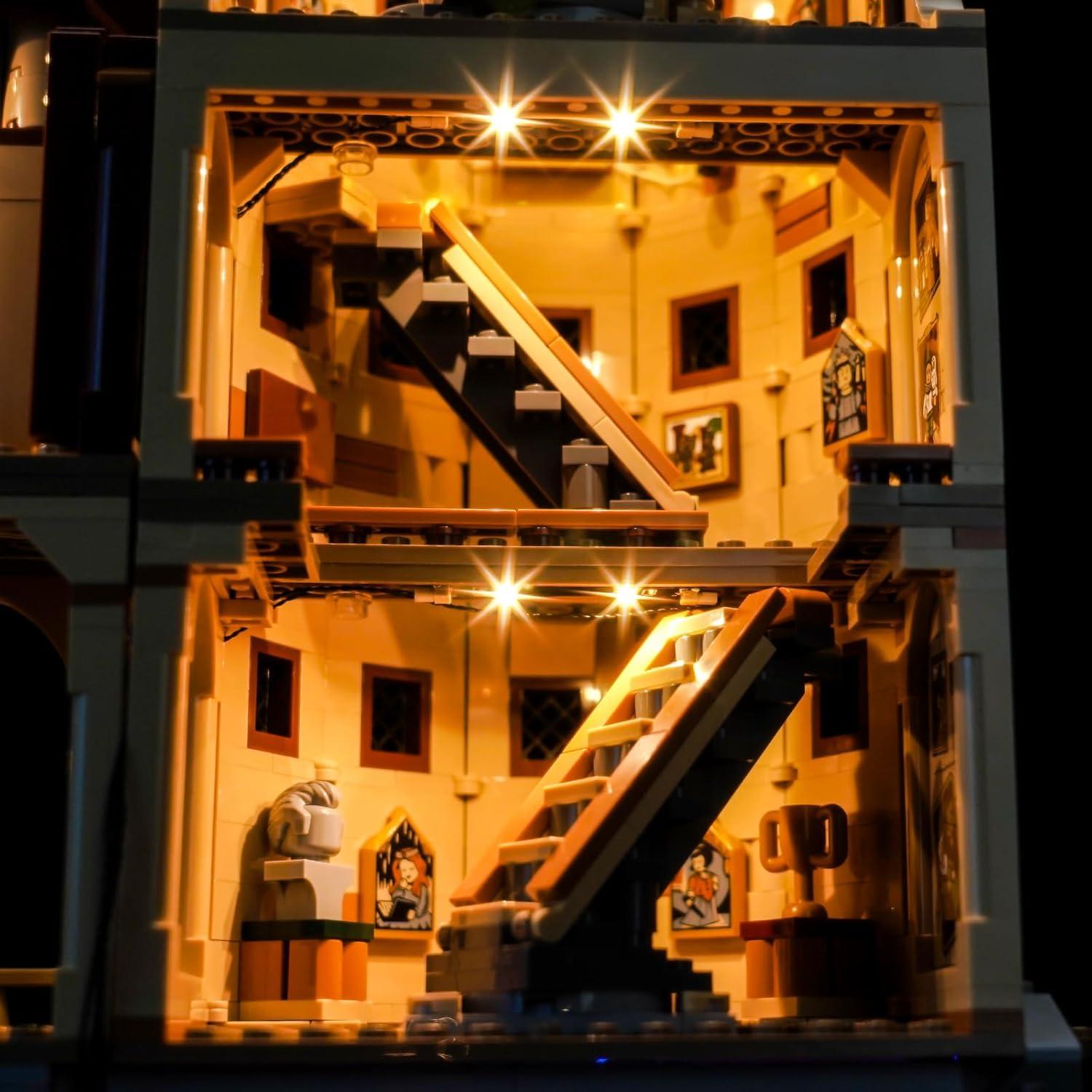 Kit de Iluminación LED Brickshining para LEGO Castillo Hogwarts
