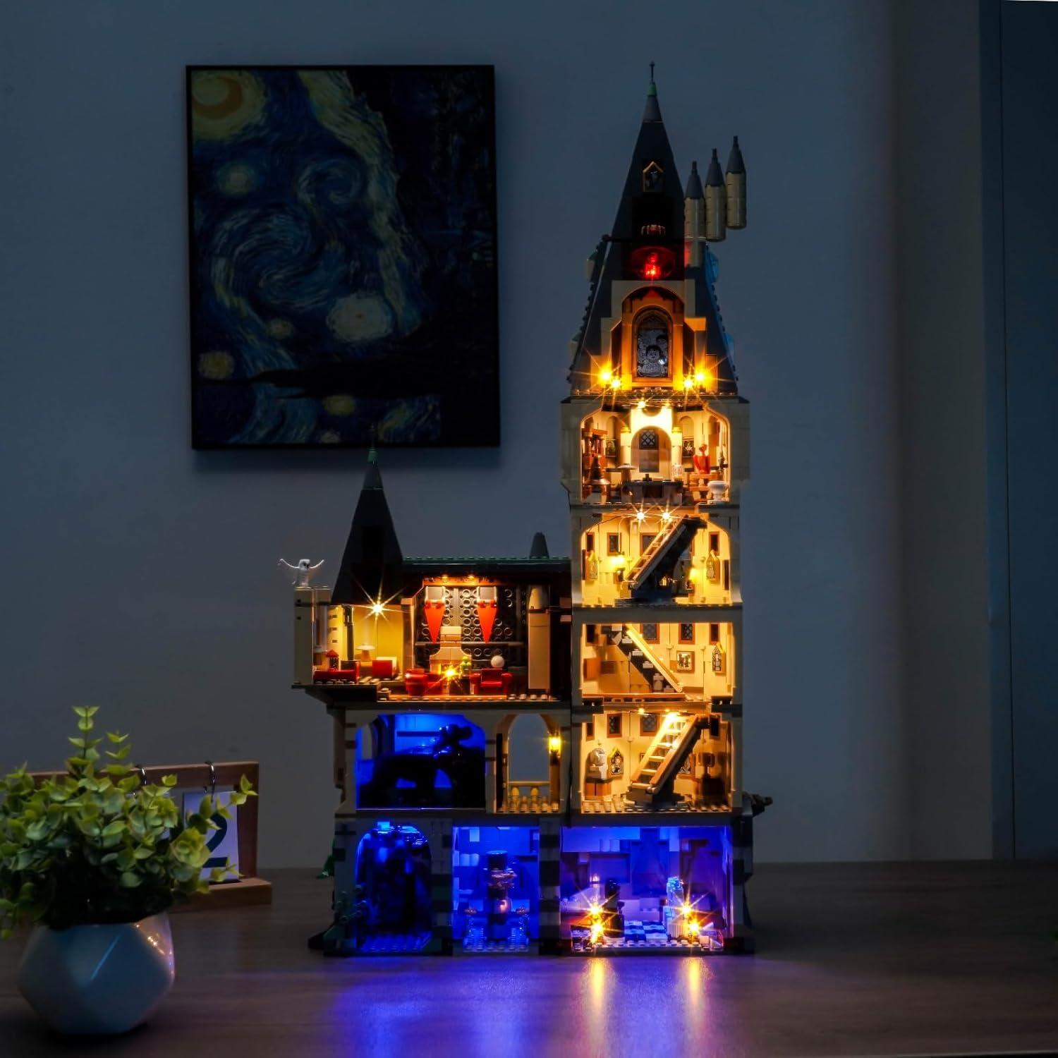 Kit de Iluminación LED Brickshining para LEGO Castillo Hogwarts