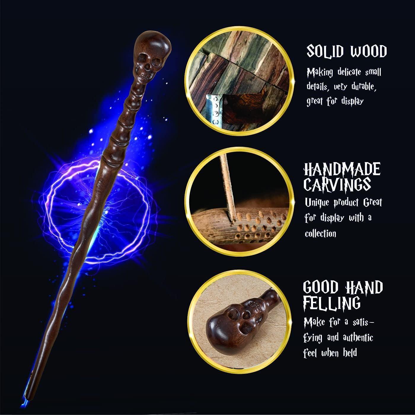 Varita Mágica de Madera Handicraftviet 38 cm - Regalo Halloween