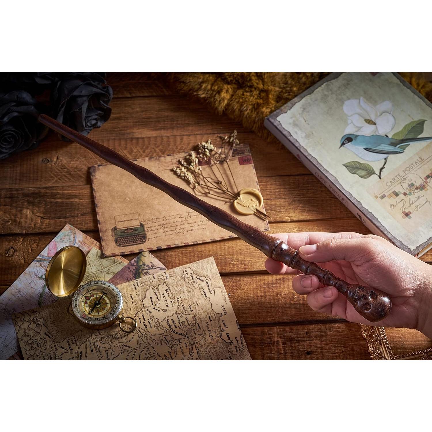 Varita Mágica de Madera Handicraftviet 38 cm - Regalo Halloween