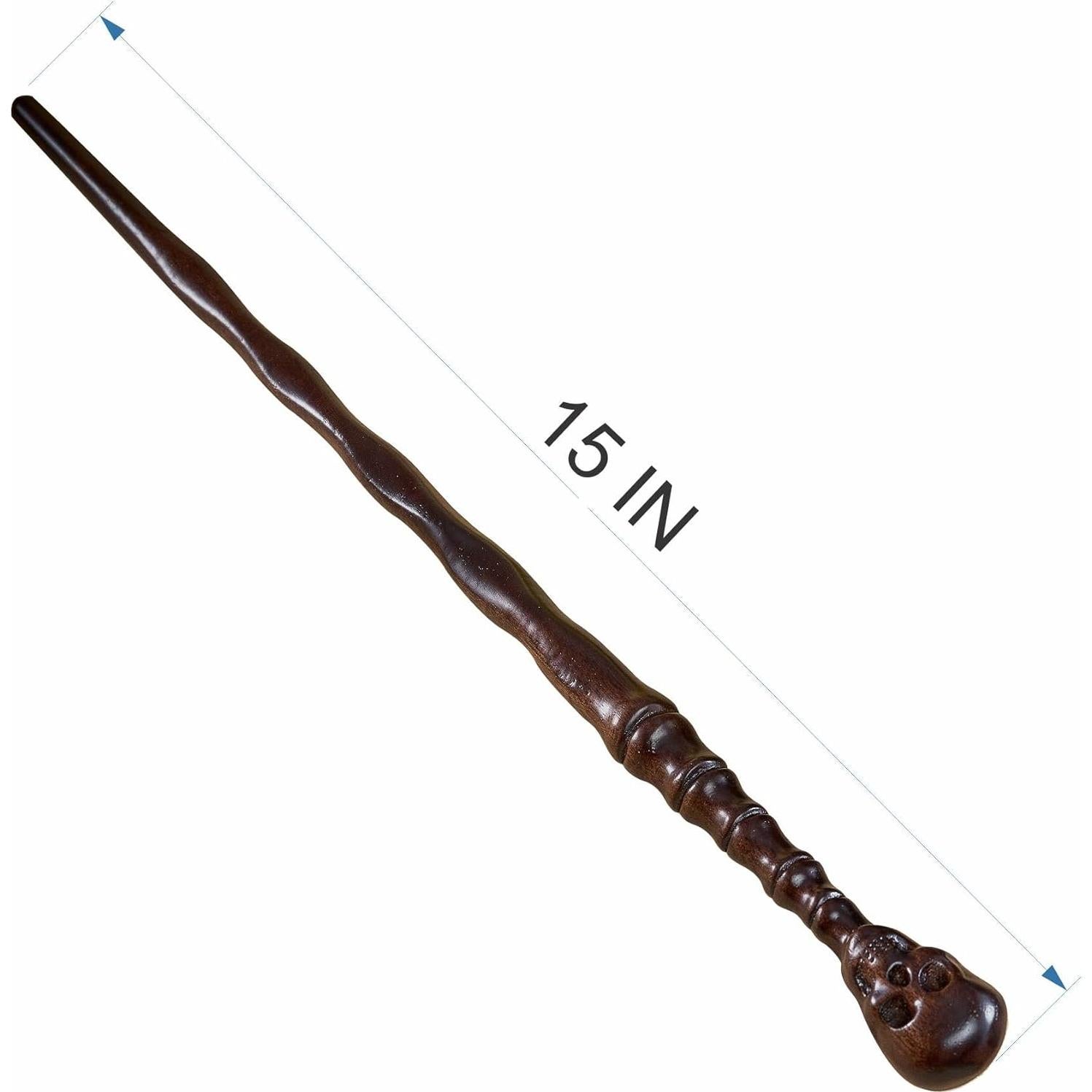 Varita Mágica de Madera Handicraftviet 38 cm - Regalo Halloween