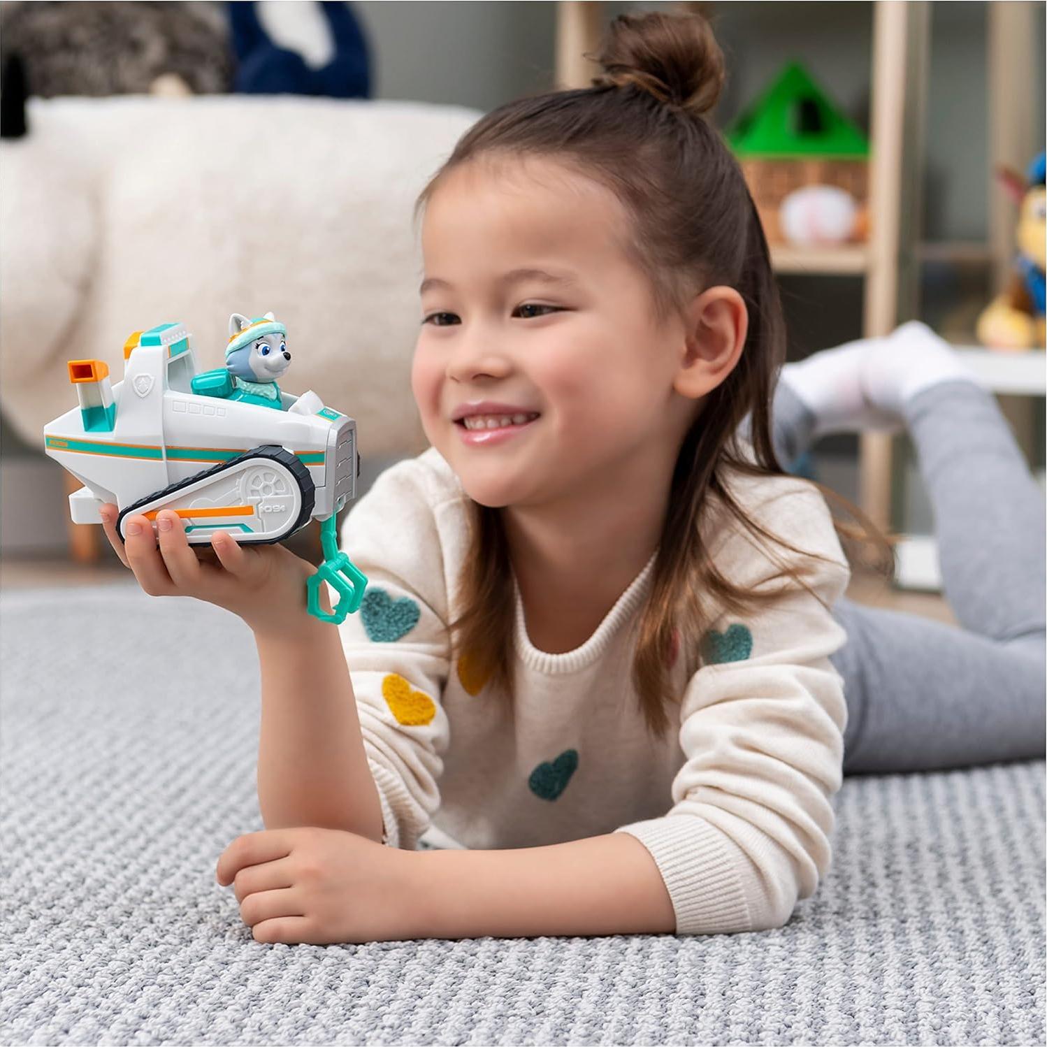 Vehículo quitanieves Everest Paw Patrol con figura 3 años+