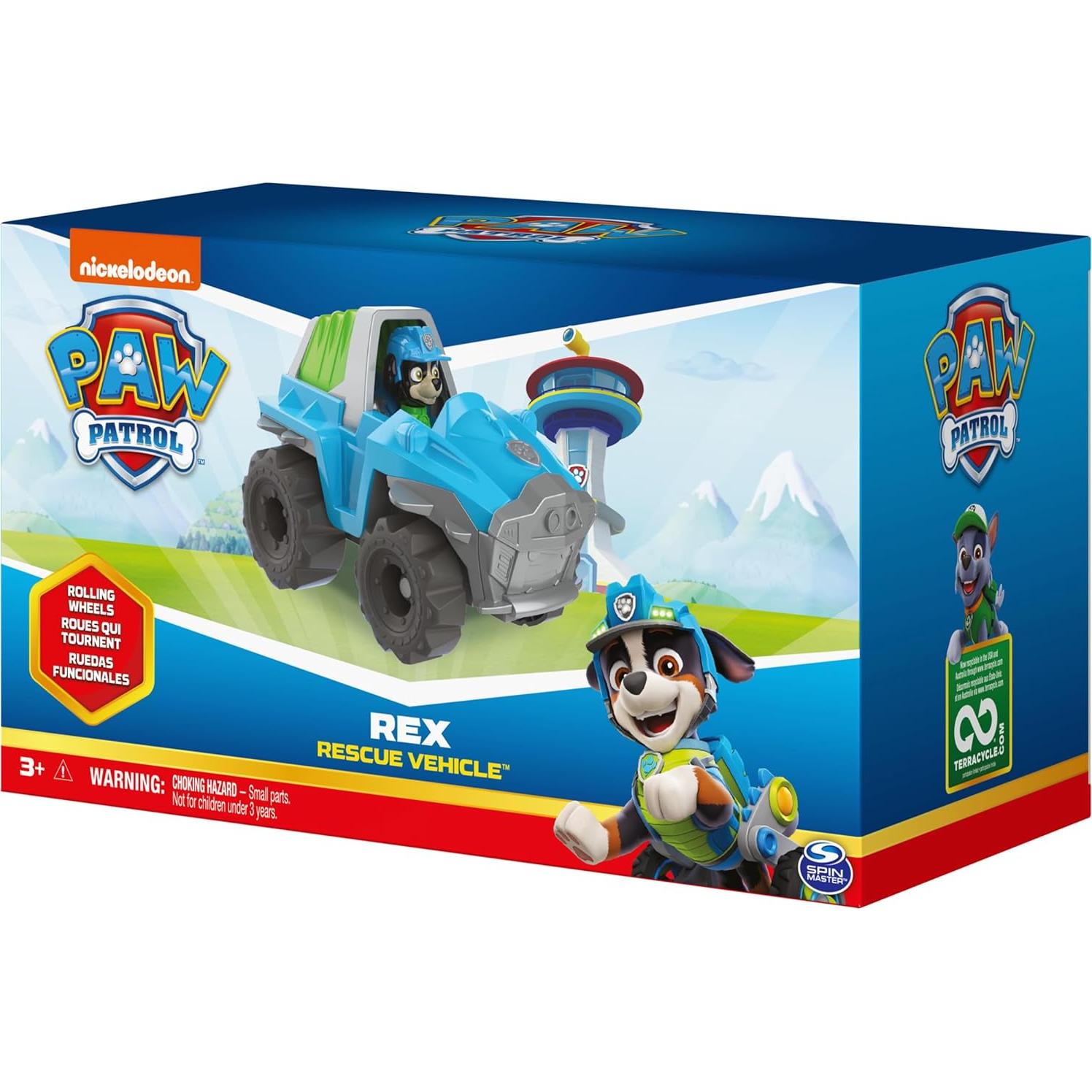 Vehículo de Rescate Dinosaurios PAW Patrol Rex 24x11x14cm
