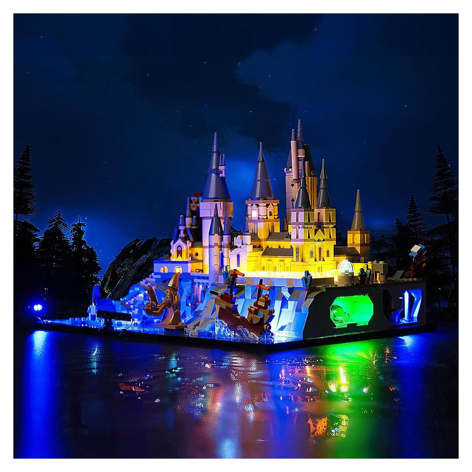 Iluminación LED Brickshining para LEGO Castillo de Hogwarts 76419