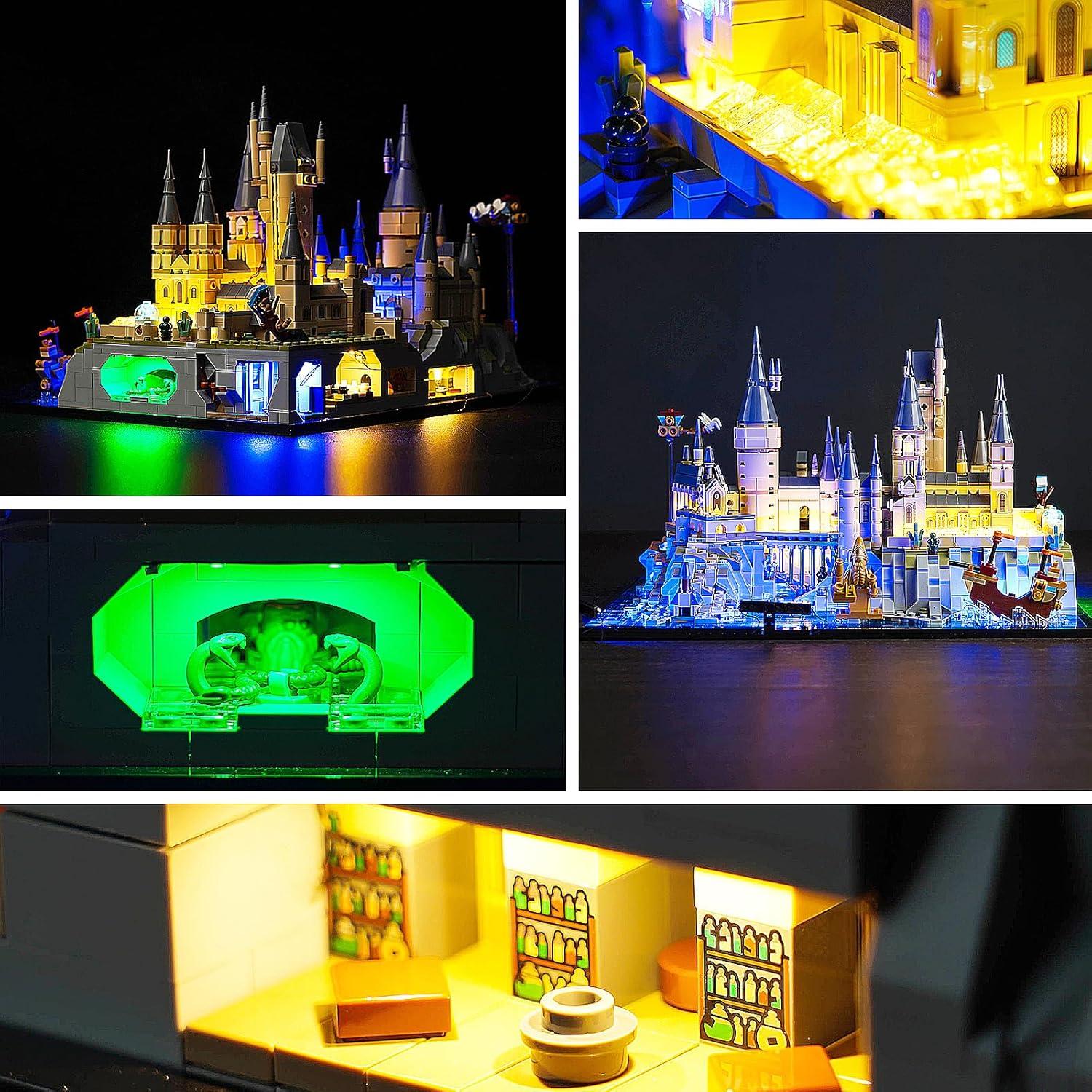 Iluminación LED Brickshining para LEGO Castillo de Hogwarts 76419