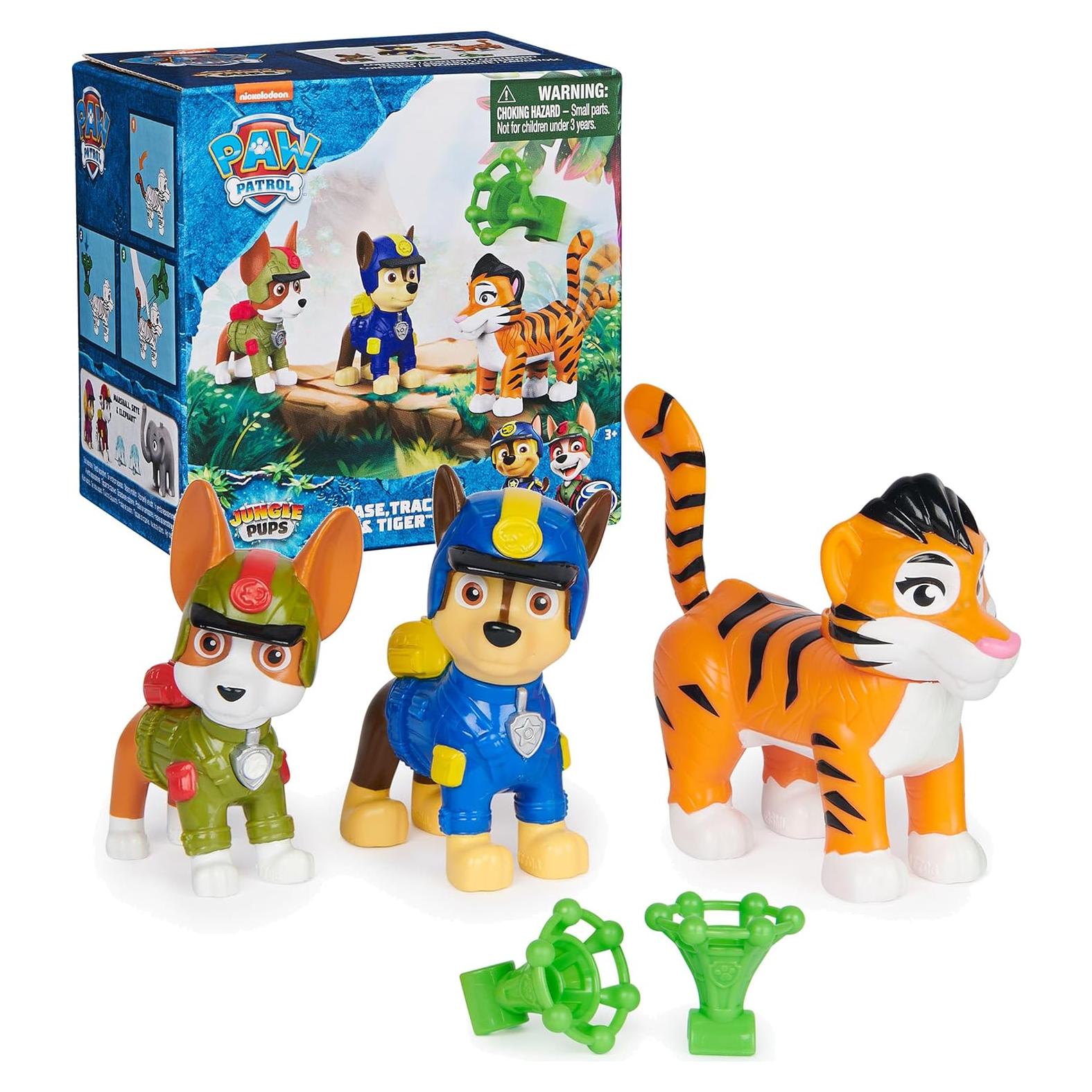 Figuras de Acción PAW Patrol Jungle Pups Chase y Tracker