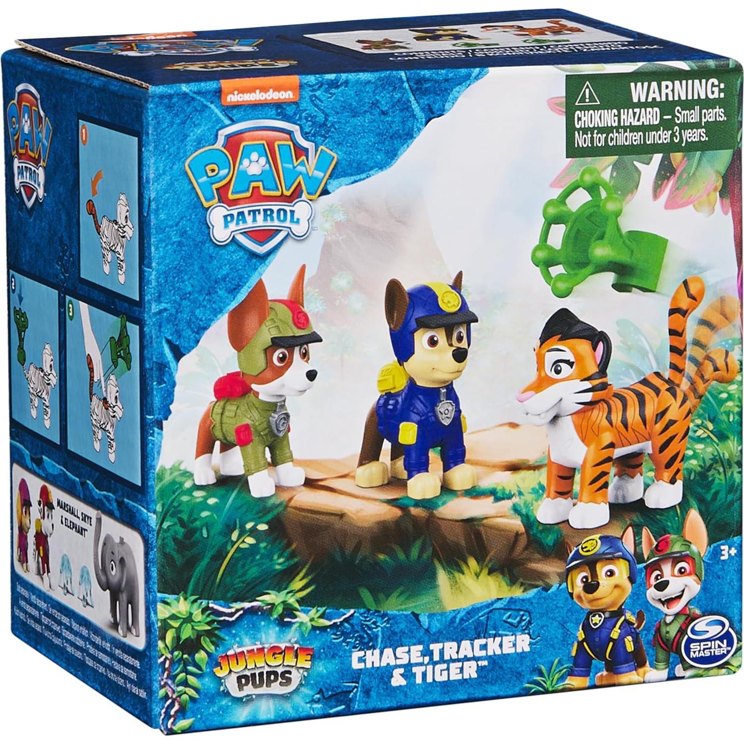 Figuras de Acción PAW Patrol Jungle Pups Chase y Tracker