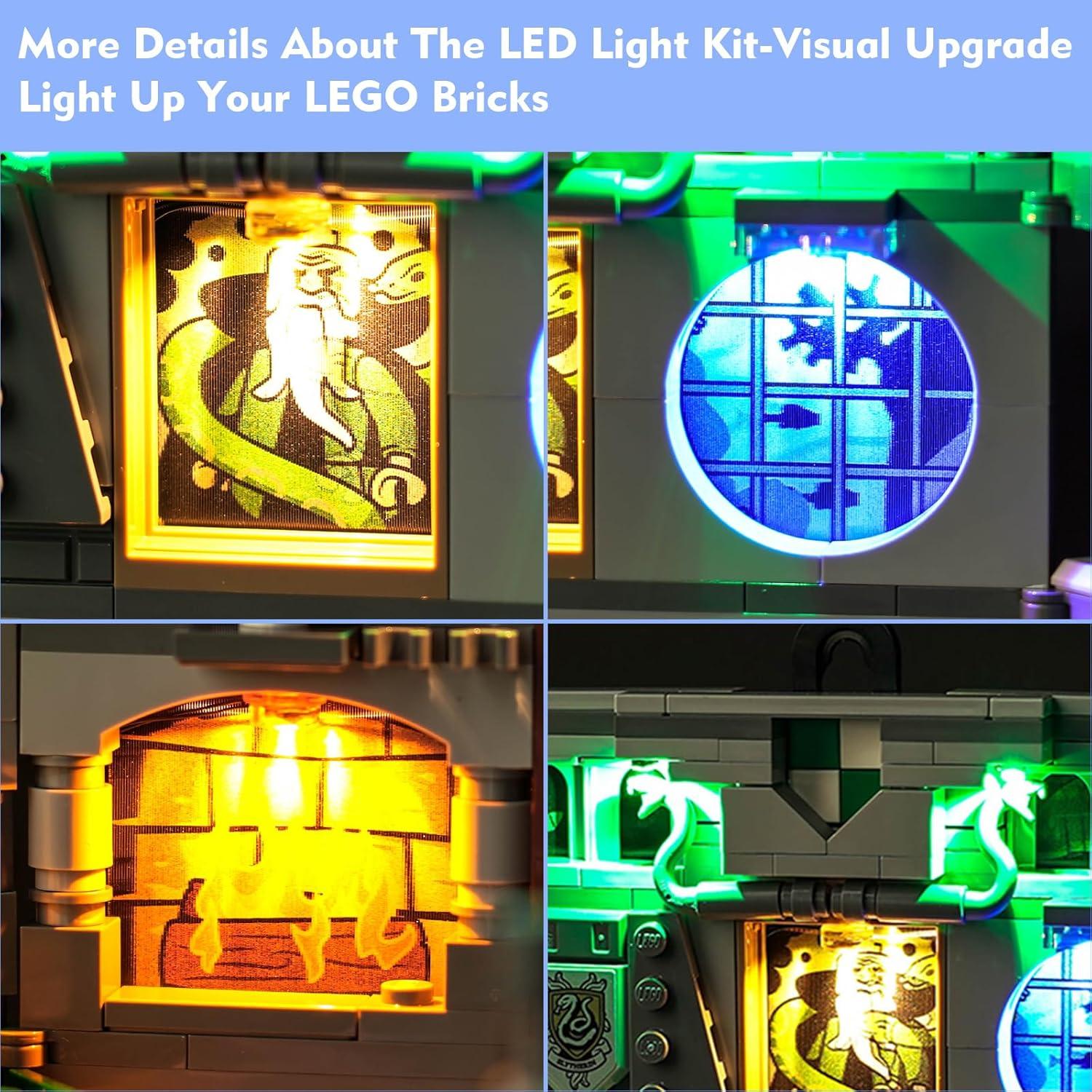 Set de Luces LED LocoLee para Estandarte Slytherin 76410