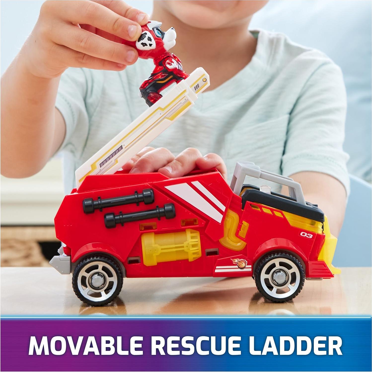 Camión de Bomberos PAW Patrol Spin Master con Marshall 3+