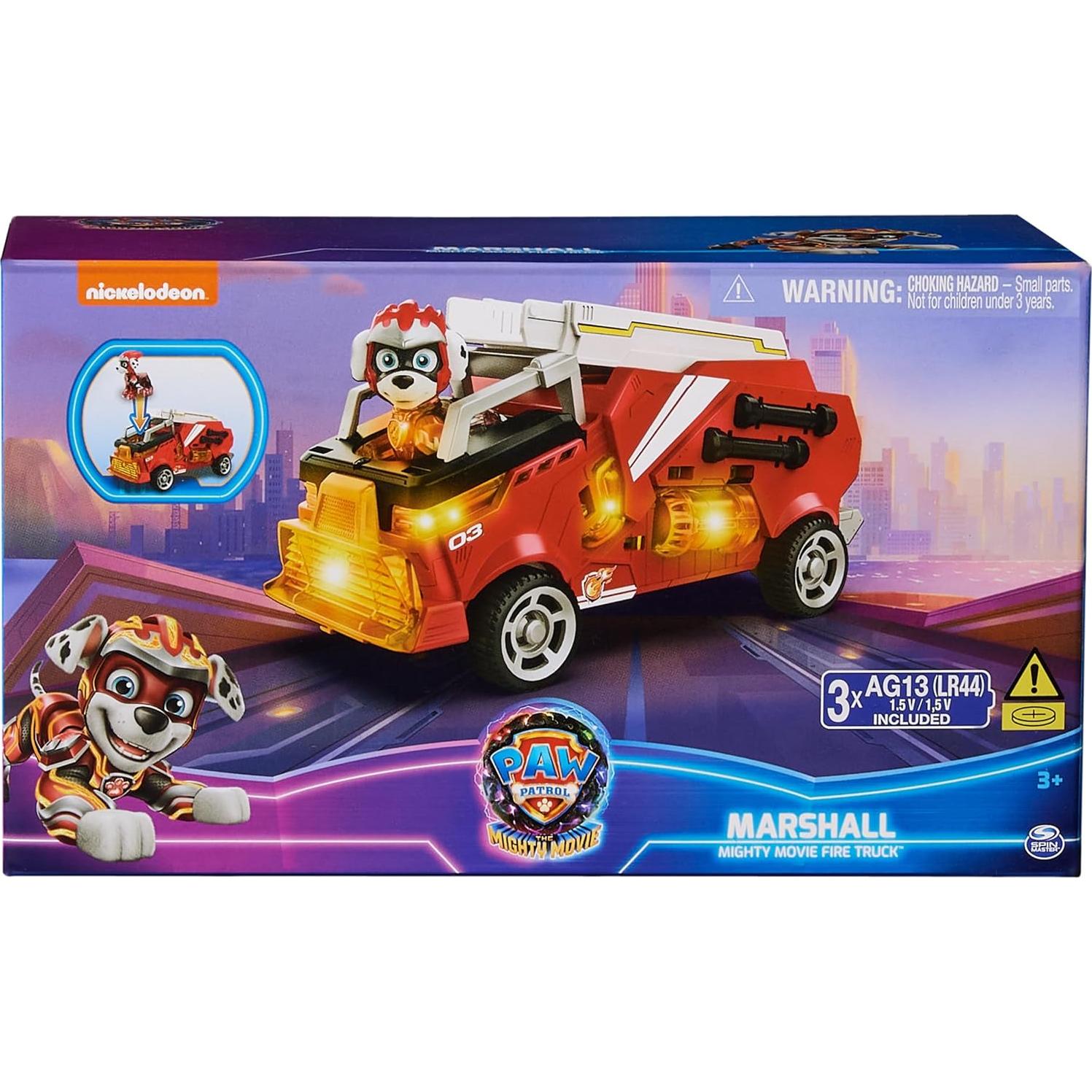 Camión de Bomberos PAW Patrol Spin Master con Marshall 3+