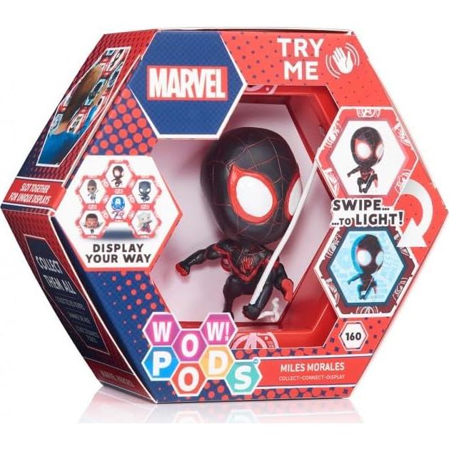 Figura Bobble-Head WOW! PODS Spiderman Miles Morales 10.16 cm