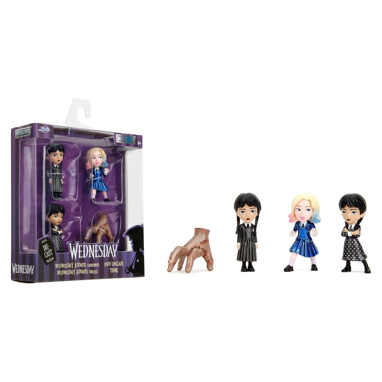 Figuras de colección Jada Toys Wednesday 4-Pack 2.5"