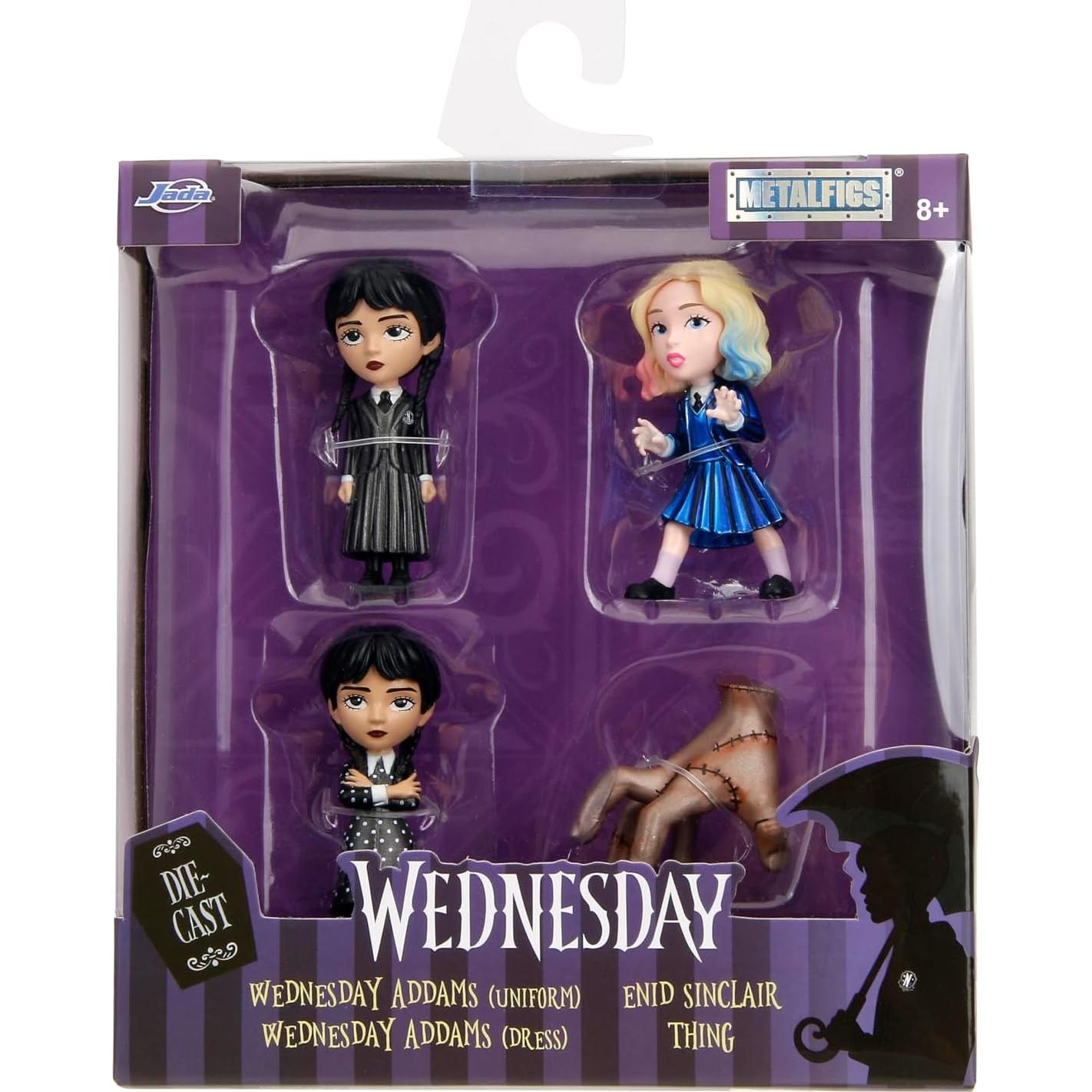 Figuras de colección Jada Toys Wednesday 4-Pack 2.5"